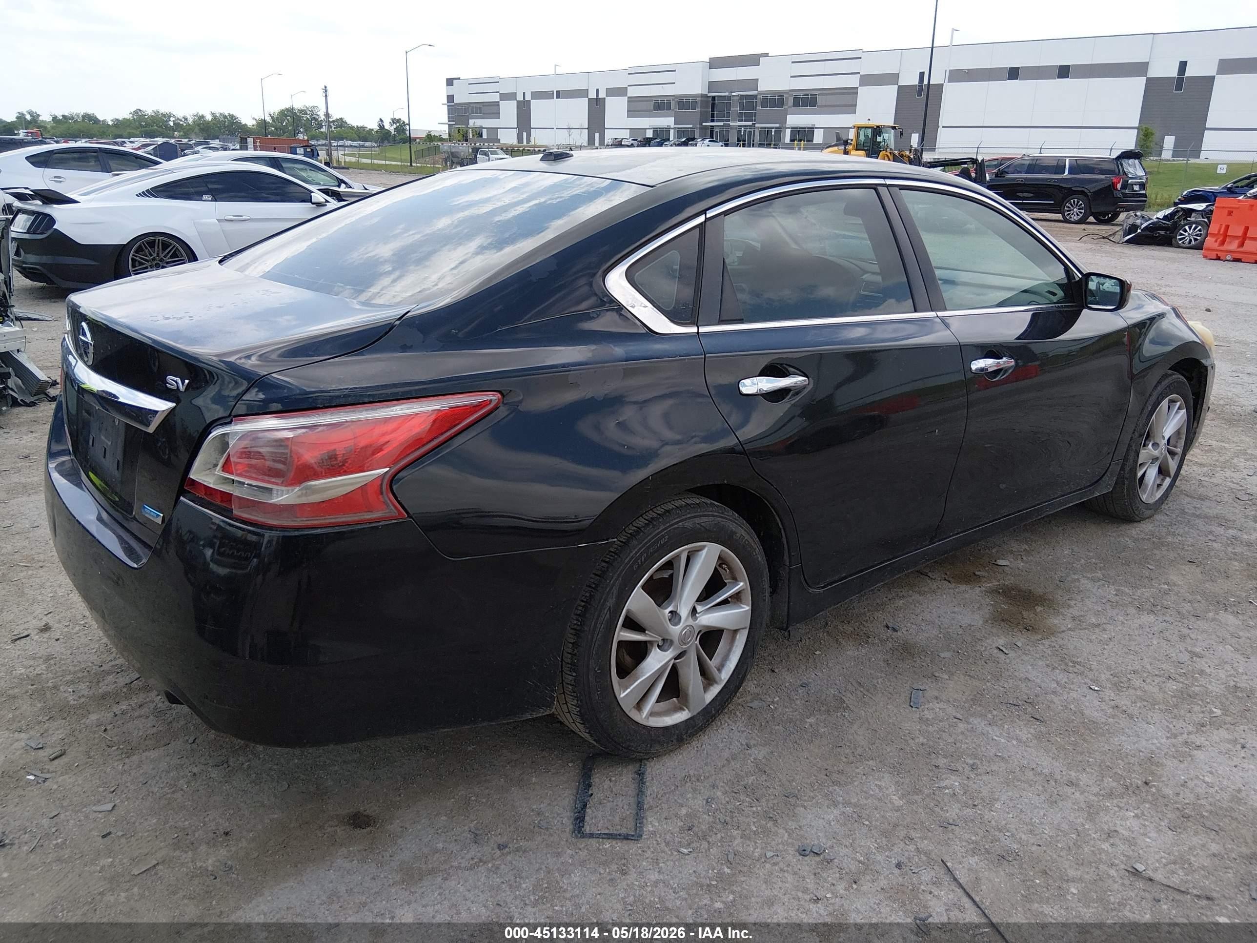 2013 Nissan Altima 2.5 Sv Black vin: 1N4AL3AP5DN446815