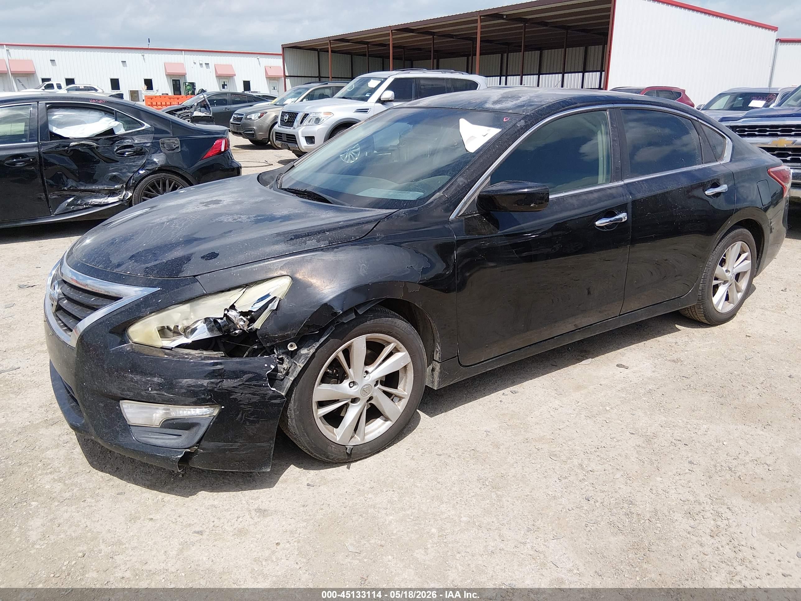 2013 Nissan Altima 2.5 Sv Black vin: 1N4AL3AP5DN446815