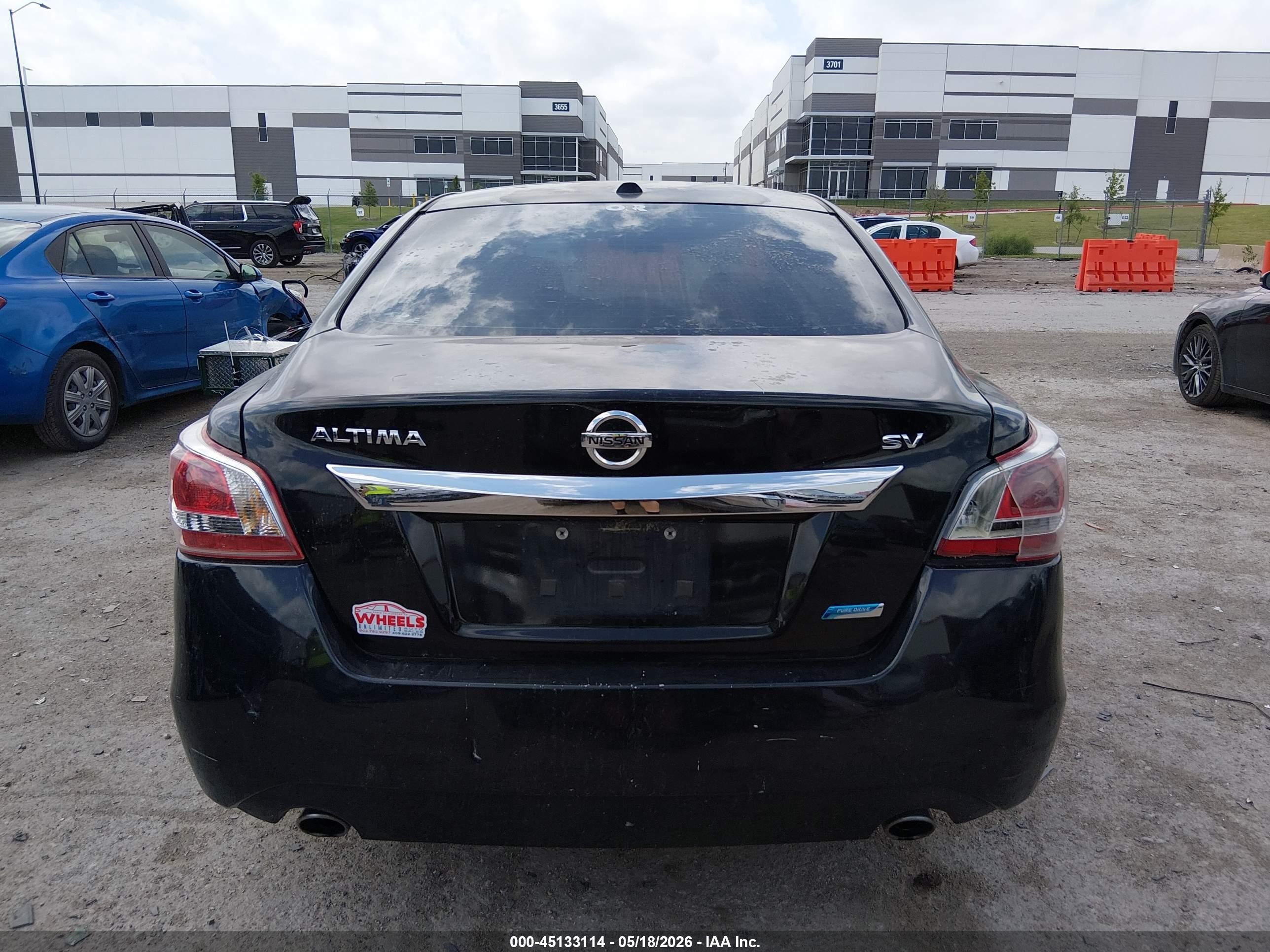 2013 Nissan Altima 2.5 Sv Black vin: 1N4AL3AP5DN446815