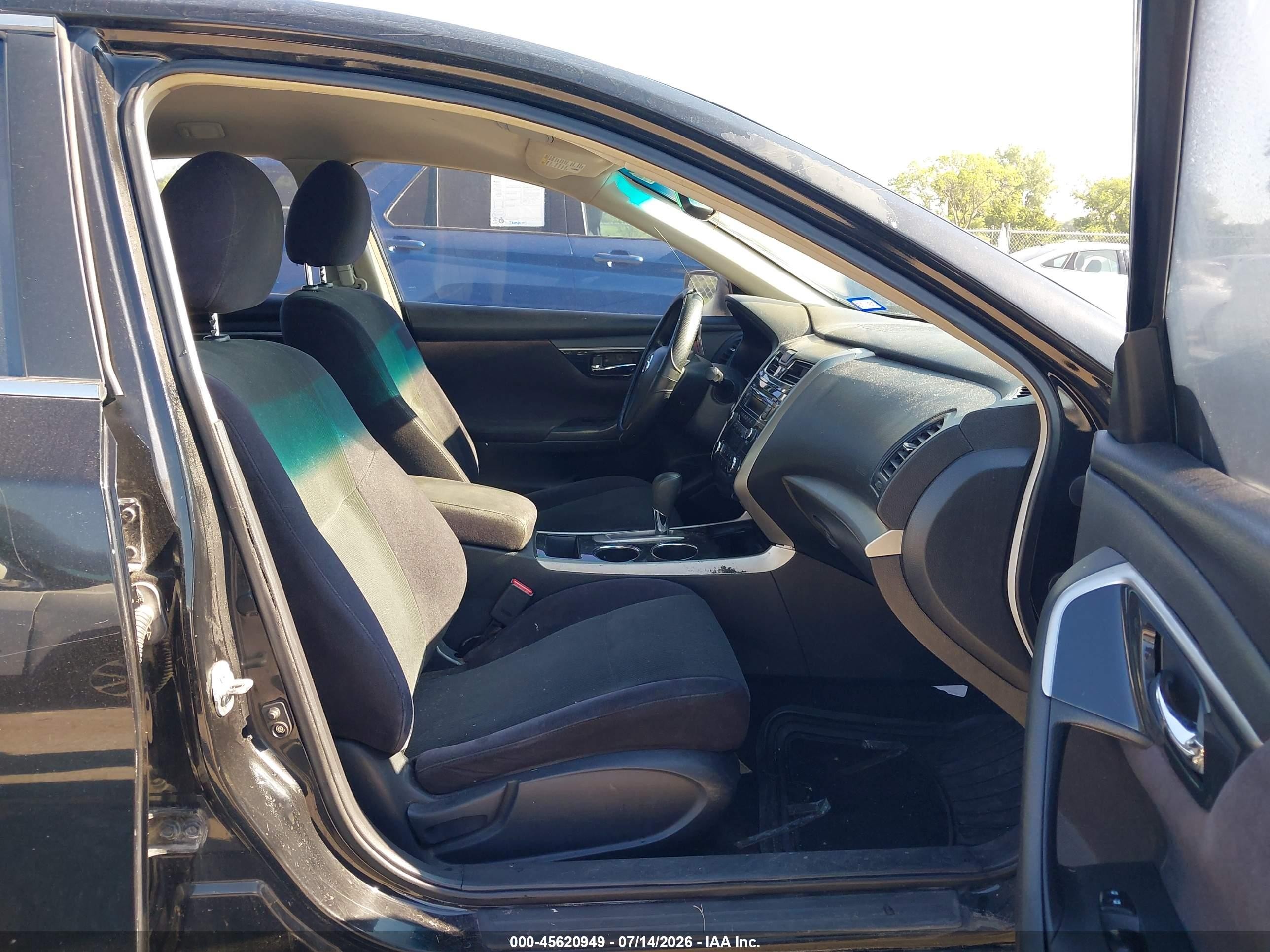 2013 Nissan Altima 2.5 S Black vin: 1N4AL3AP5DN451593
