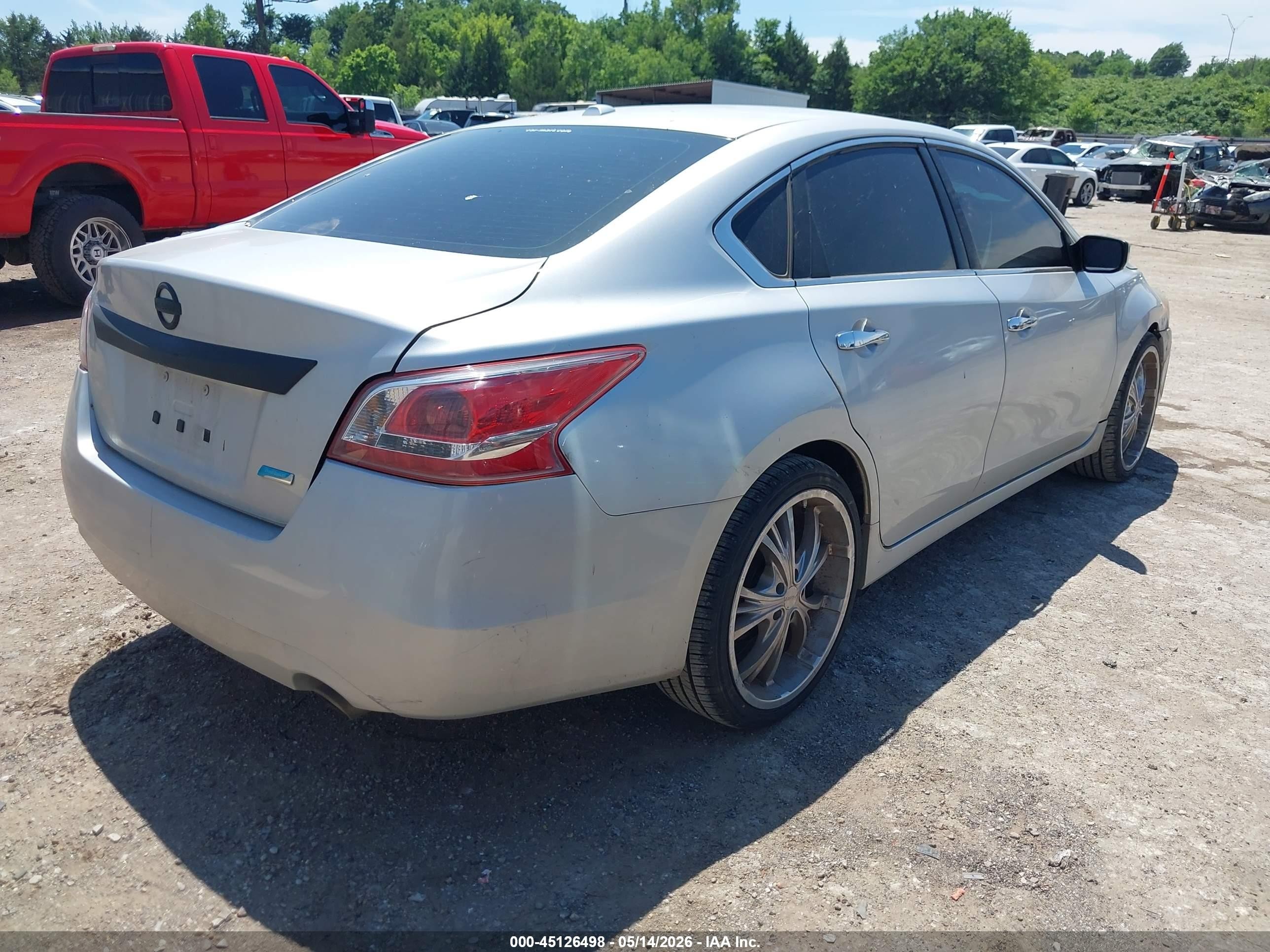 2013 Nissan Altima 2.5 Sv Silver vin: 1N4AL3AP5DN465493