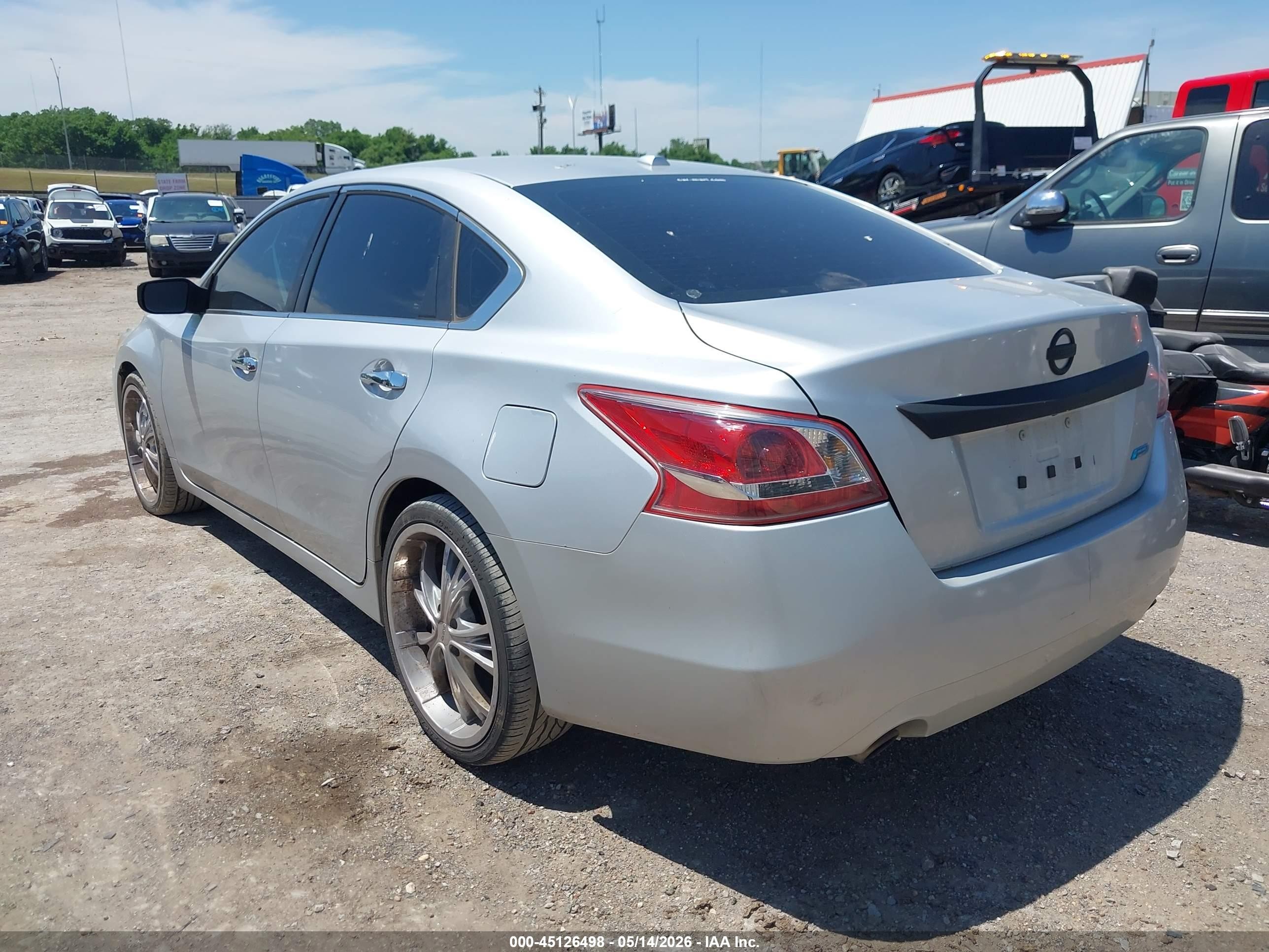 2013 Nissan Altima 2.5 Sv Silver vin: 1N4AL3AP5DN465493