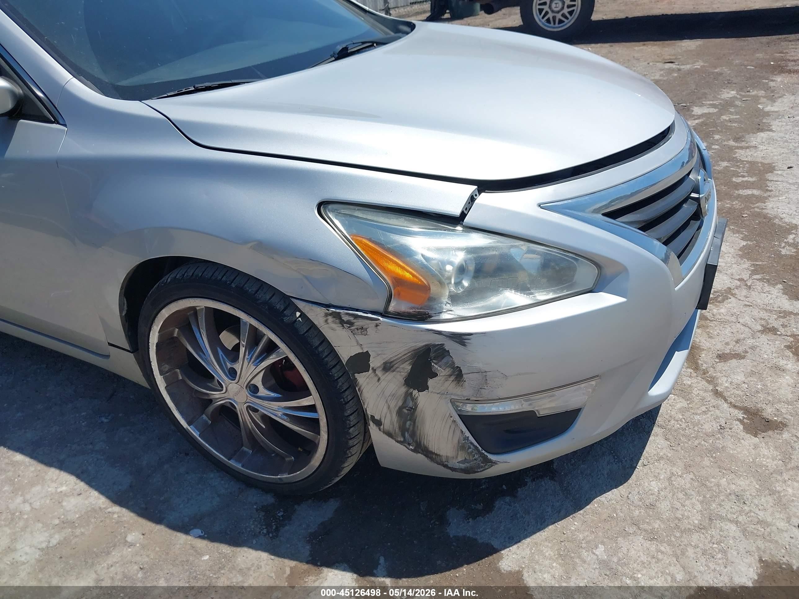 2013 Nissan Altima 2.5 Sv Silver vin: 1N4AL3AP5DN465493