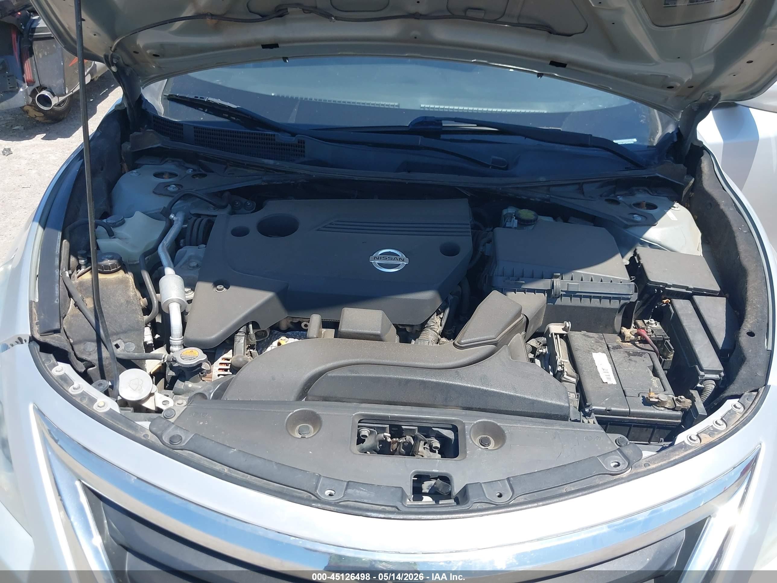 2013 Nissan Altima 2.5 Sv Silver vin: 1N4AL3AP5DN465493