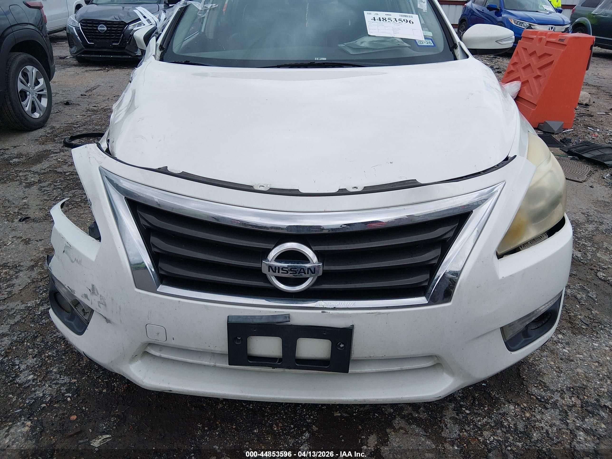 2013 Nissan Altima 2.5 Sl White vin: 1N4AL3AP5DN475862