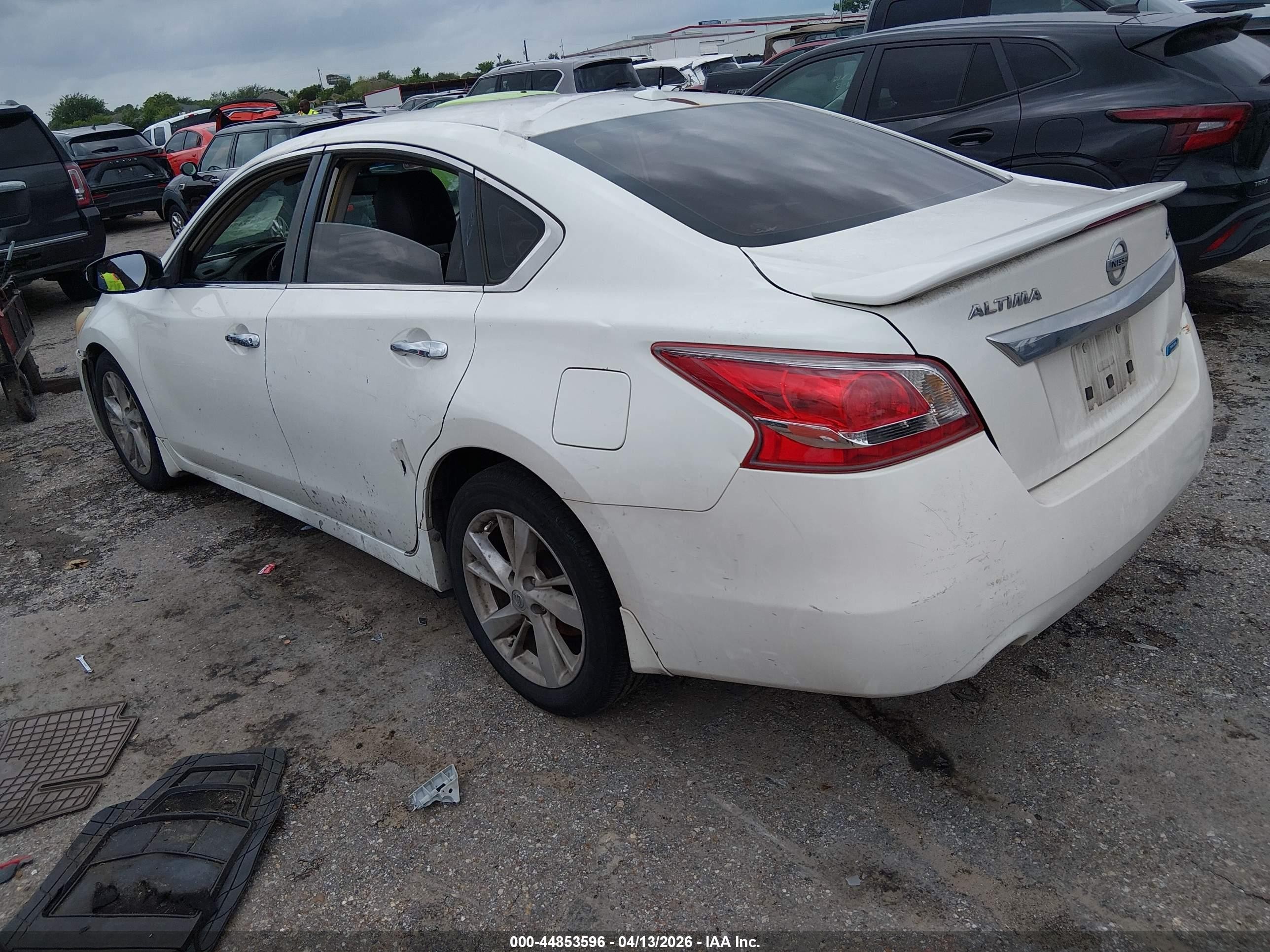 2013 Nissan Altima 2.5 Sl White vin: 1N4AL3AP5DN475862