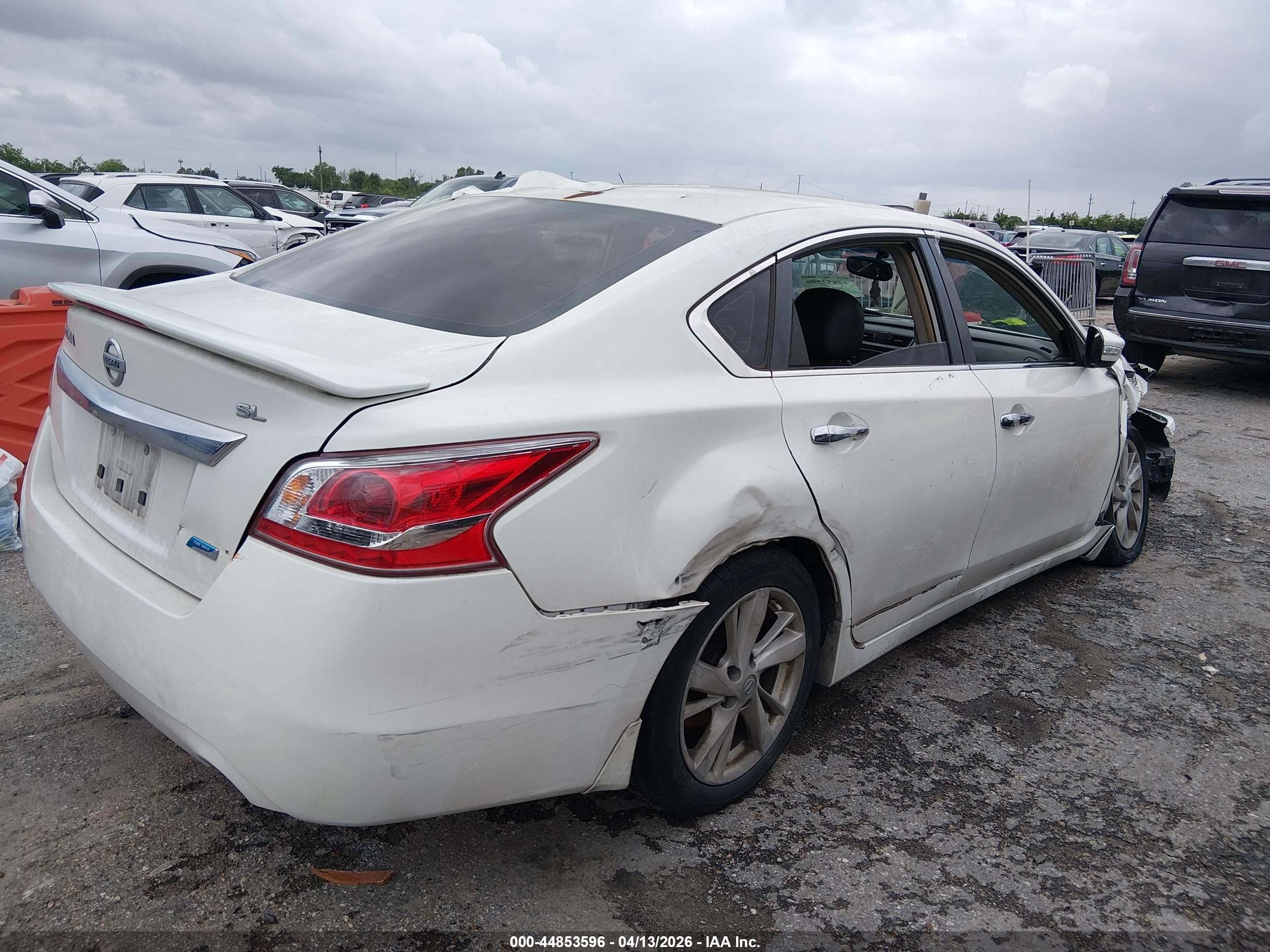 2013 Nissan Altima 2.5 Sl White vin: 1N4AL3AP5DN475862