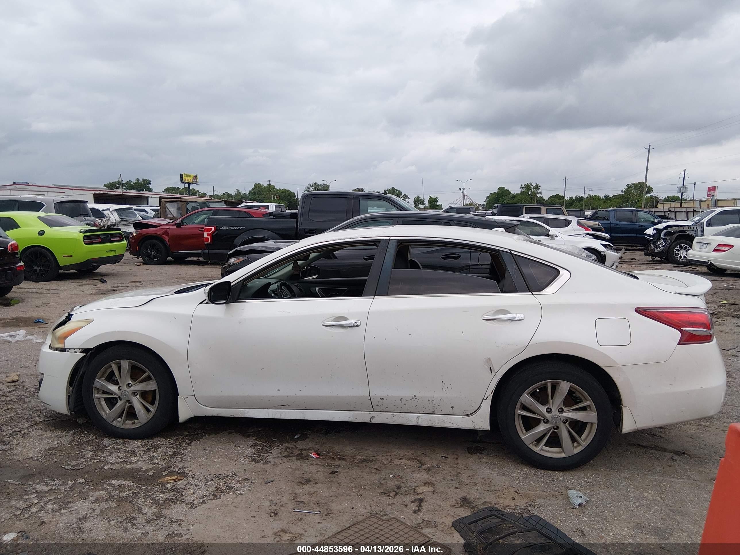 2013 Nissan Altima 2.5 Sl White vin: 1N4AL3AP5DN475862