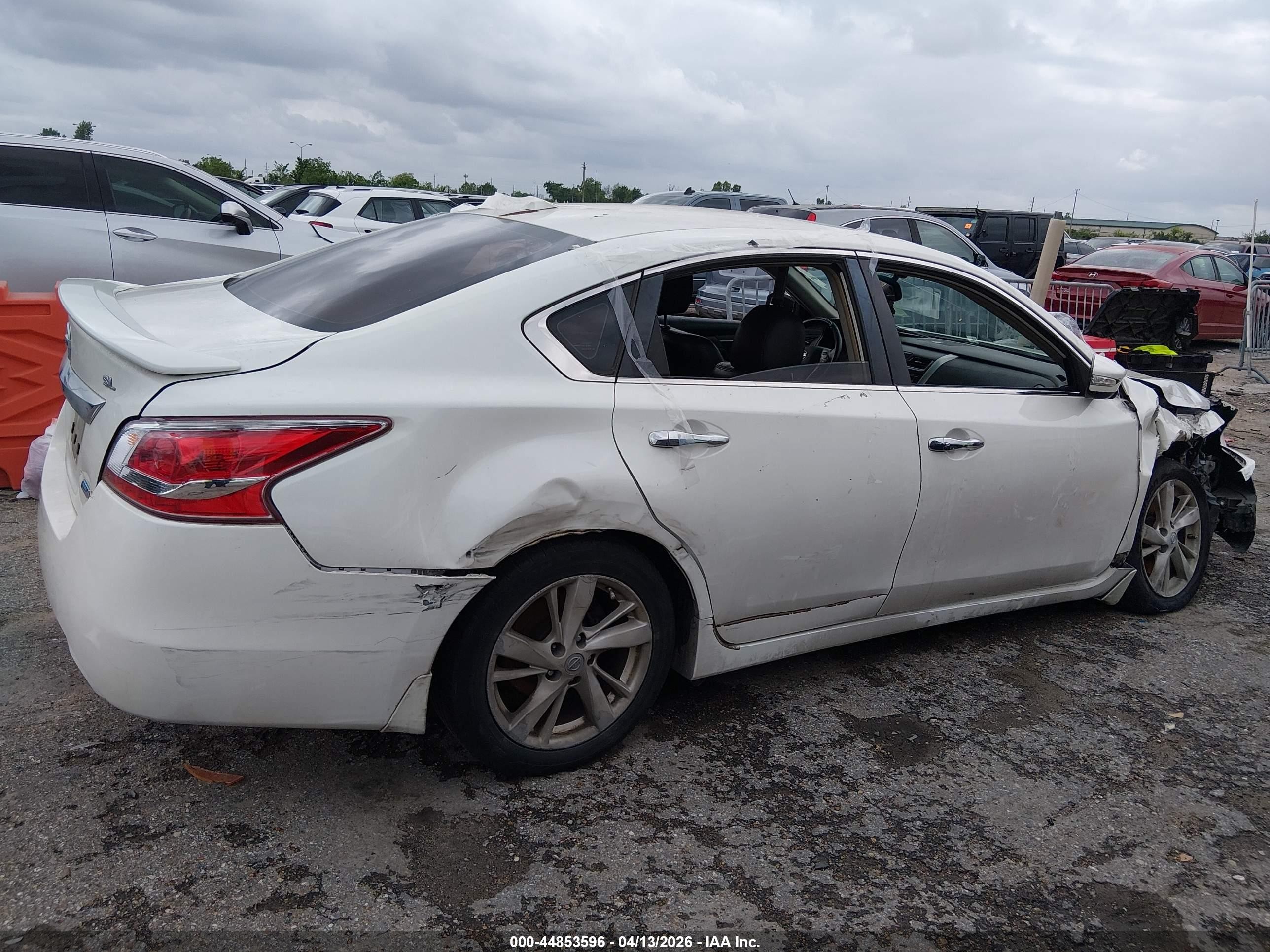 2013 Nissan Altima 2.5 Sl White vin: 1N4AL3AP5DN475862