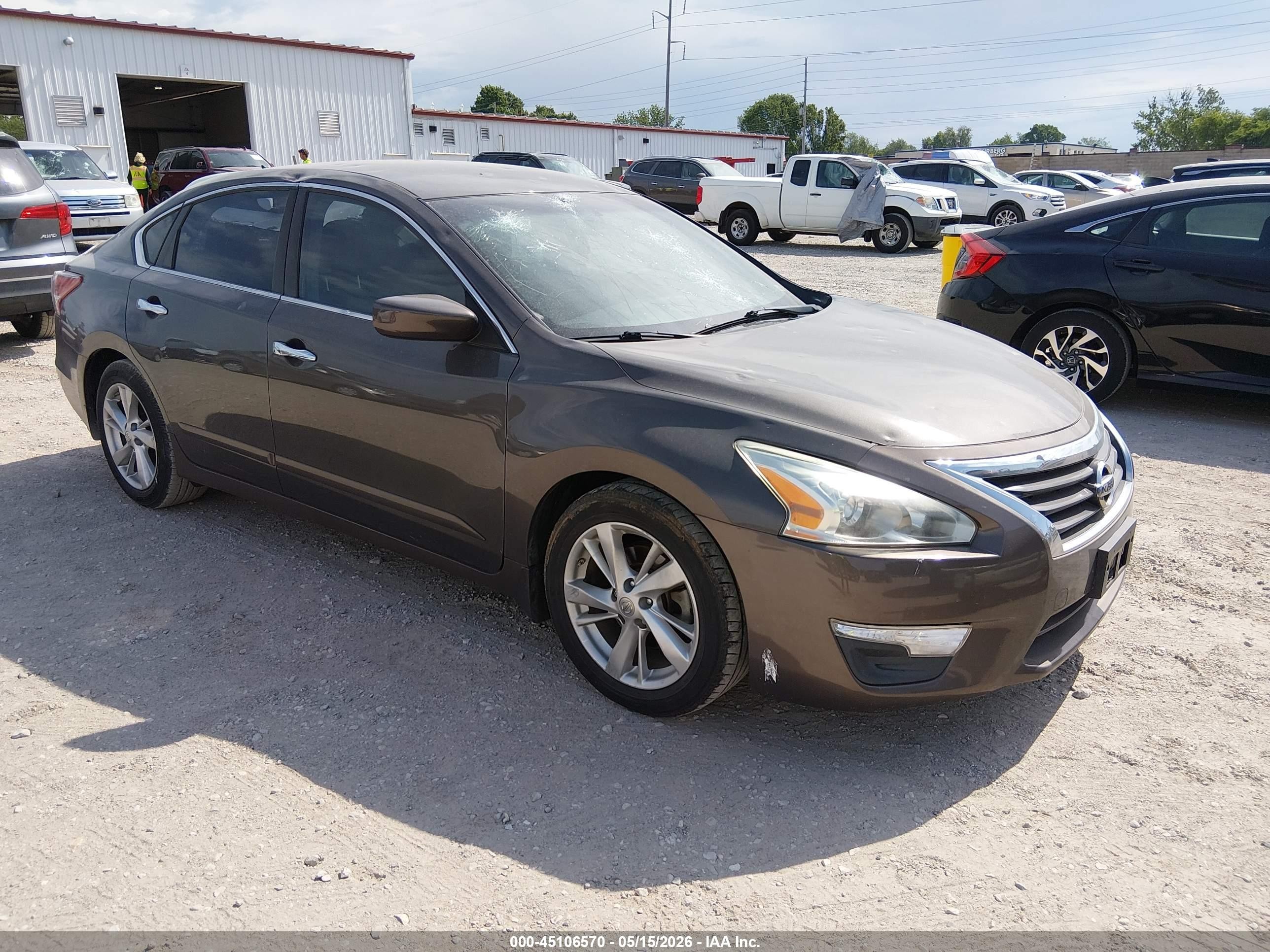 2013 Nissan Altima 2.5 Sv Gray vin: 1N4AL3AP5DN508293