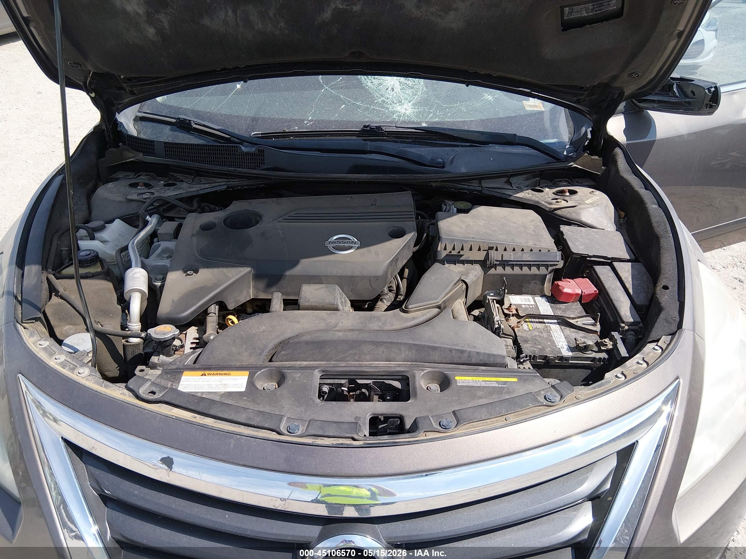 2013 Nissan Altima 2.5 Sv Gray vin: 1N4AL3AP5DN508293