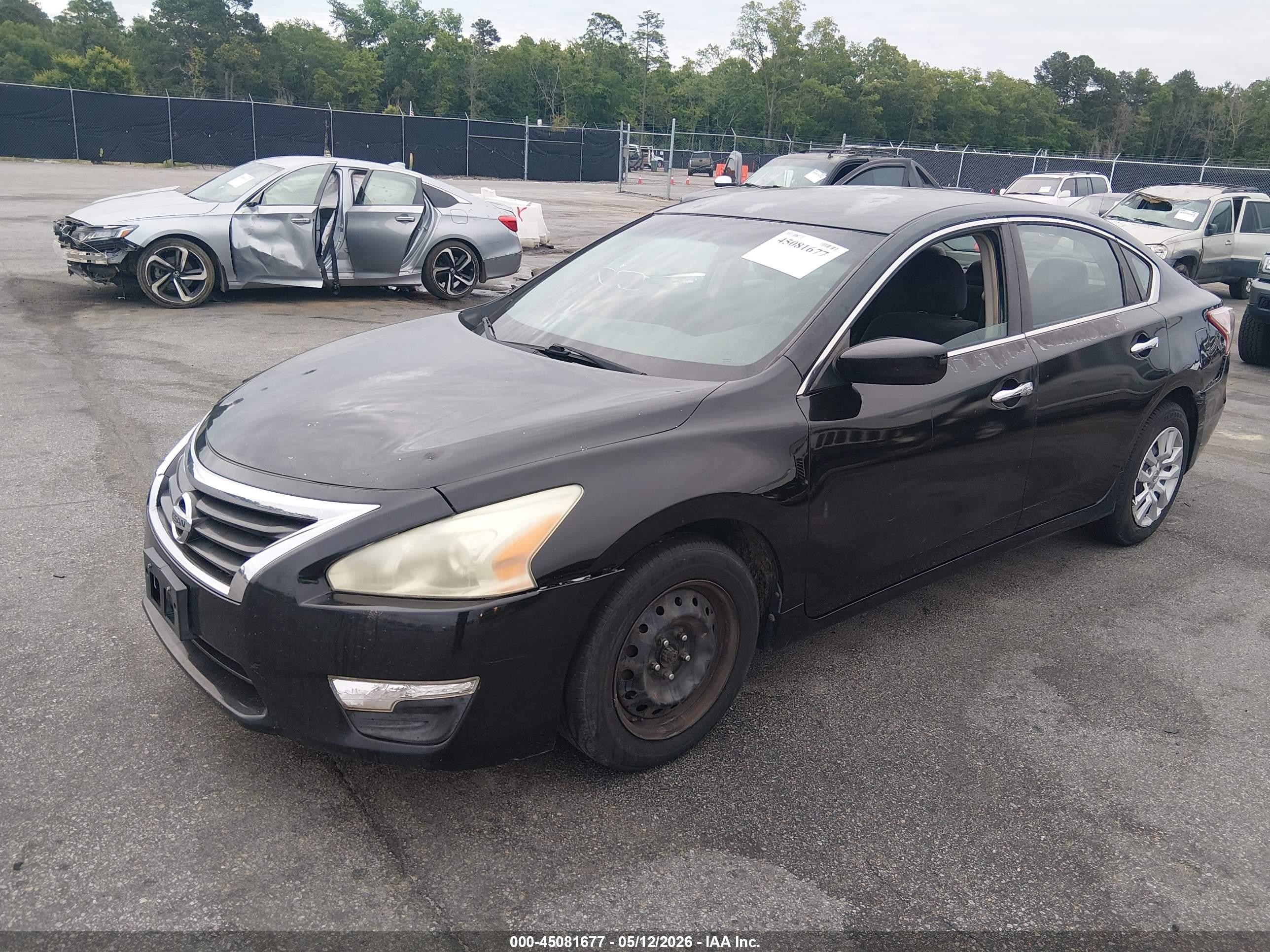 2013 Nissan Altima 2.5 S Black vin: 1N4AL3AP5DN519665