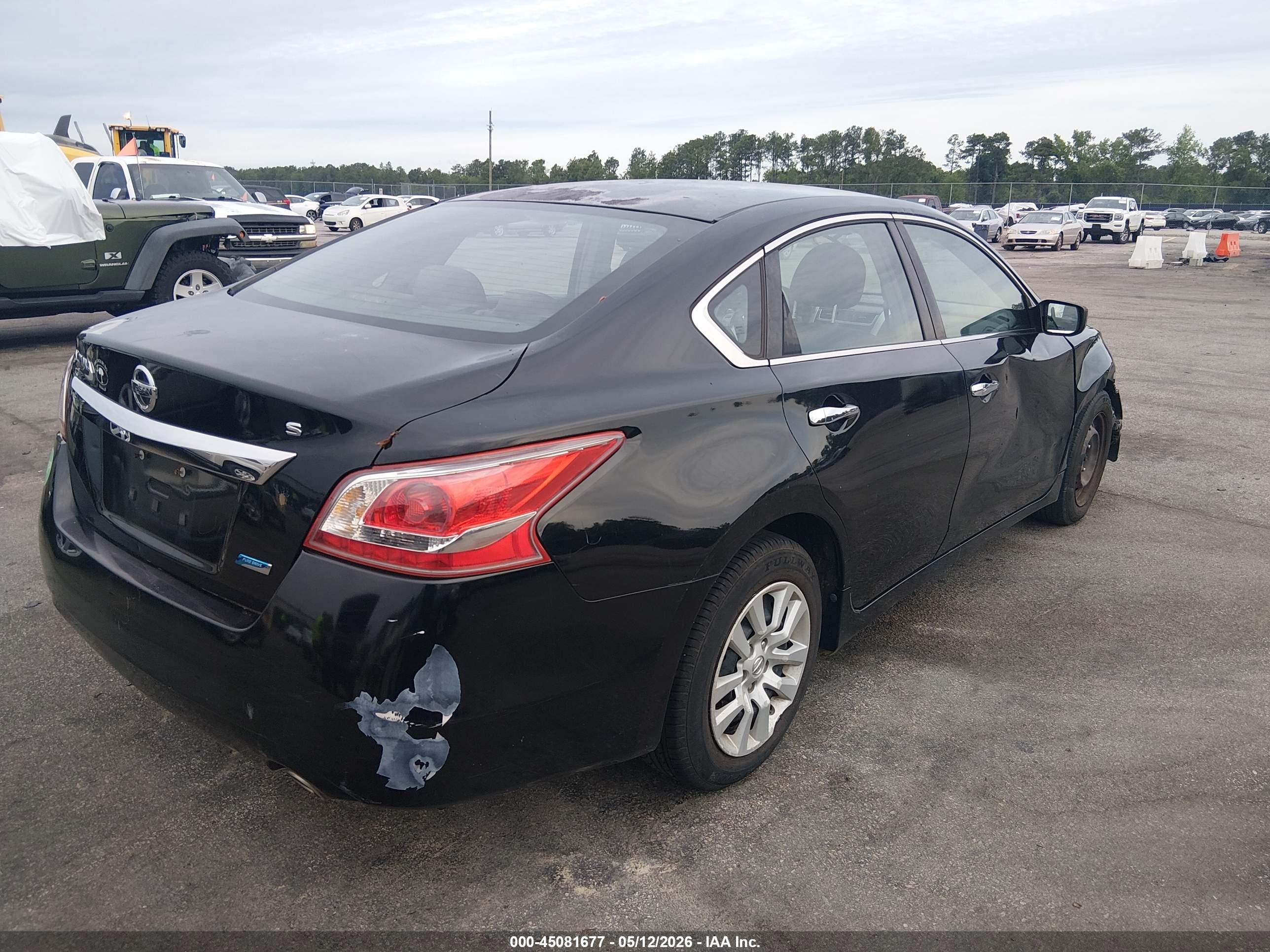 2013 Nissan Altima 2.5 S Black vin: 1N4AL3AP5DN519665