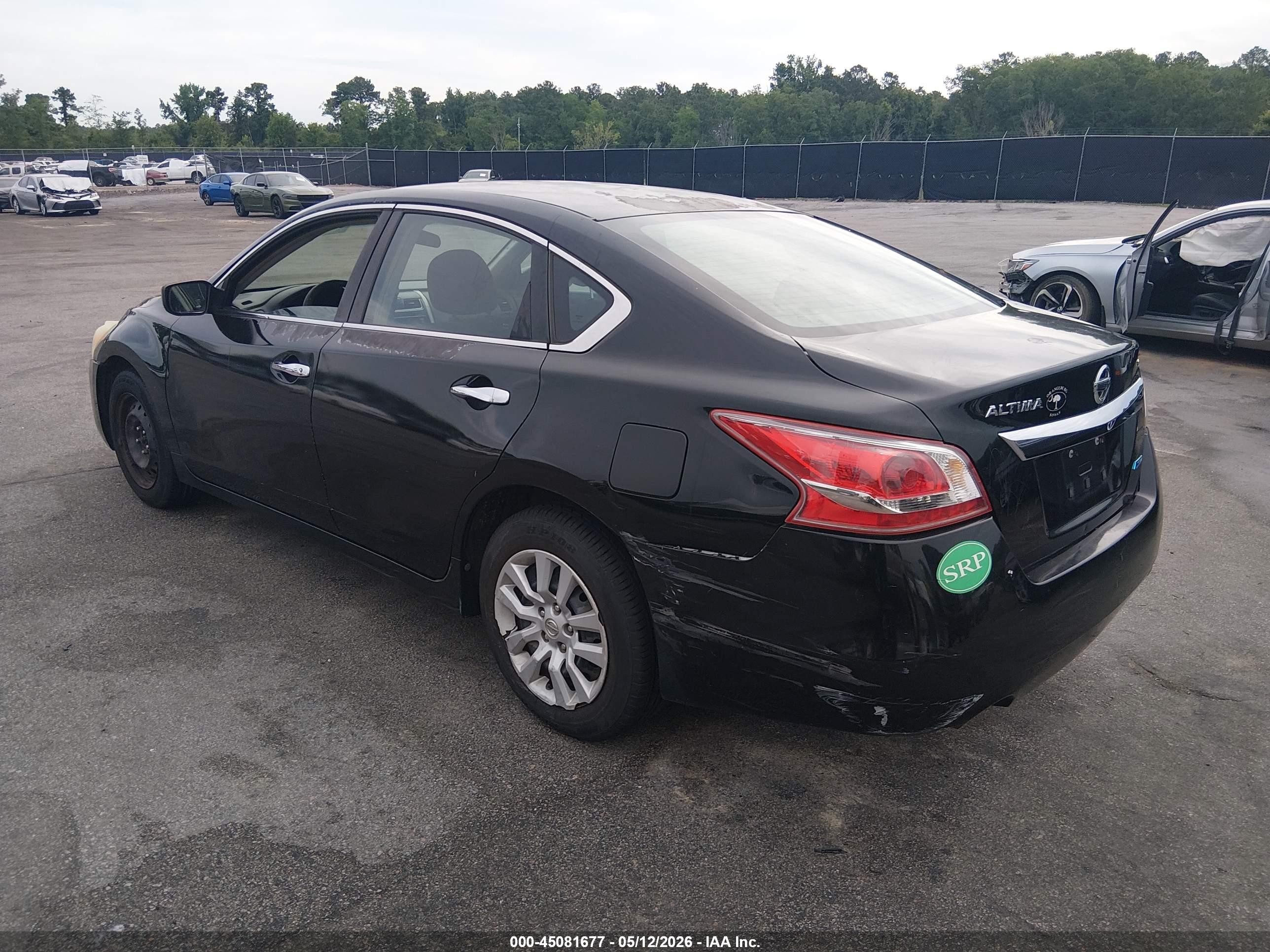 2013 Nissan Altima 2.5 S Black vin: 1N4AL3AP5DN519665