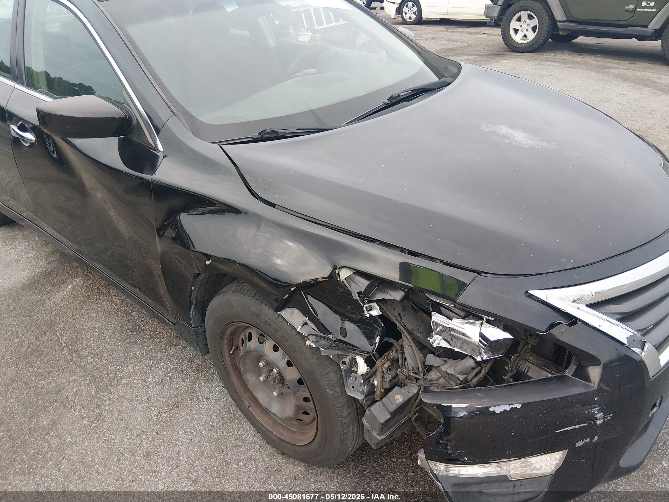 2013 Nissan Altima 2.5 S Black vin: 1N4AL3AP5DN519665