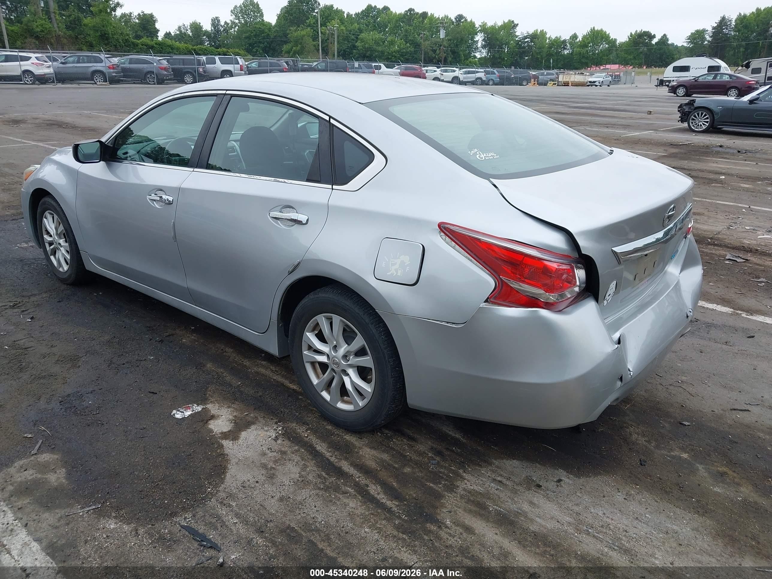 2013 Nissan Altima 2.5 S Silver vin: 1N4AL3AP5DN523702