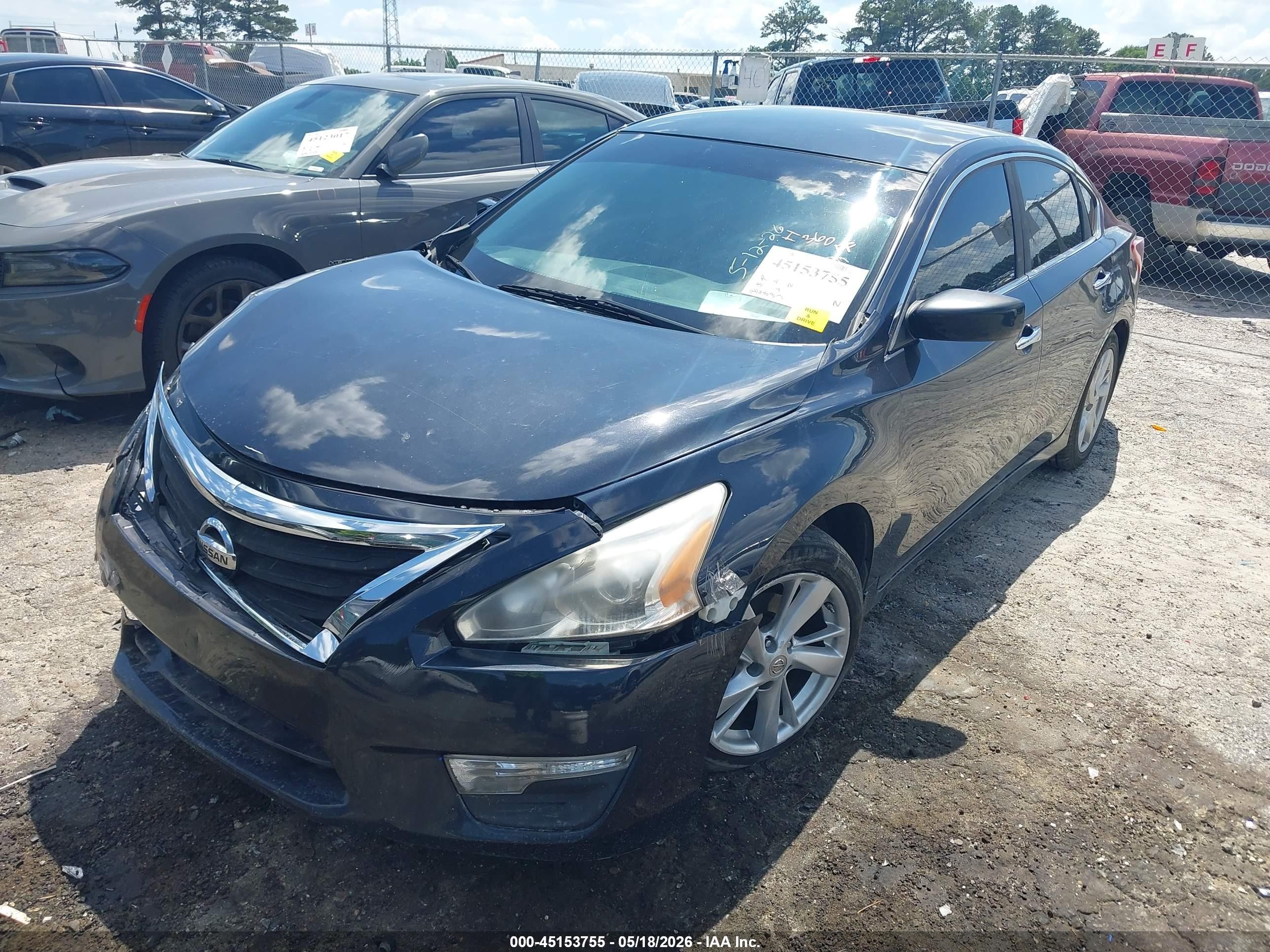 2013 Nissan Altima 2.5 Sv Black vin: 1N4AL3AP5DN546882