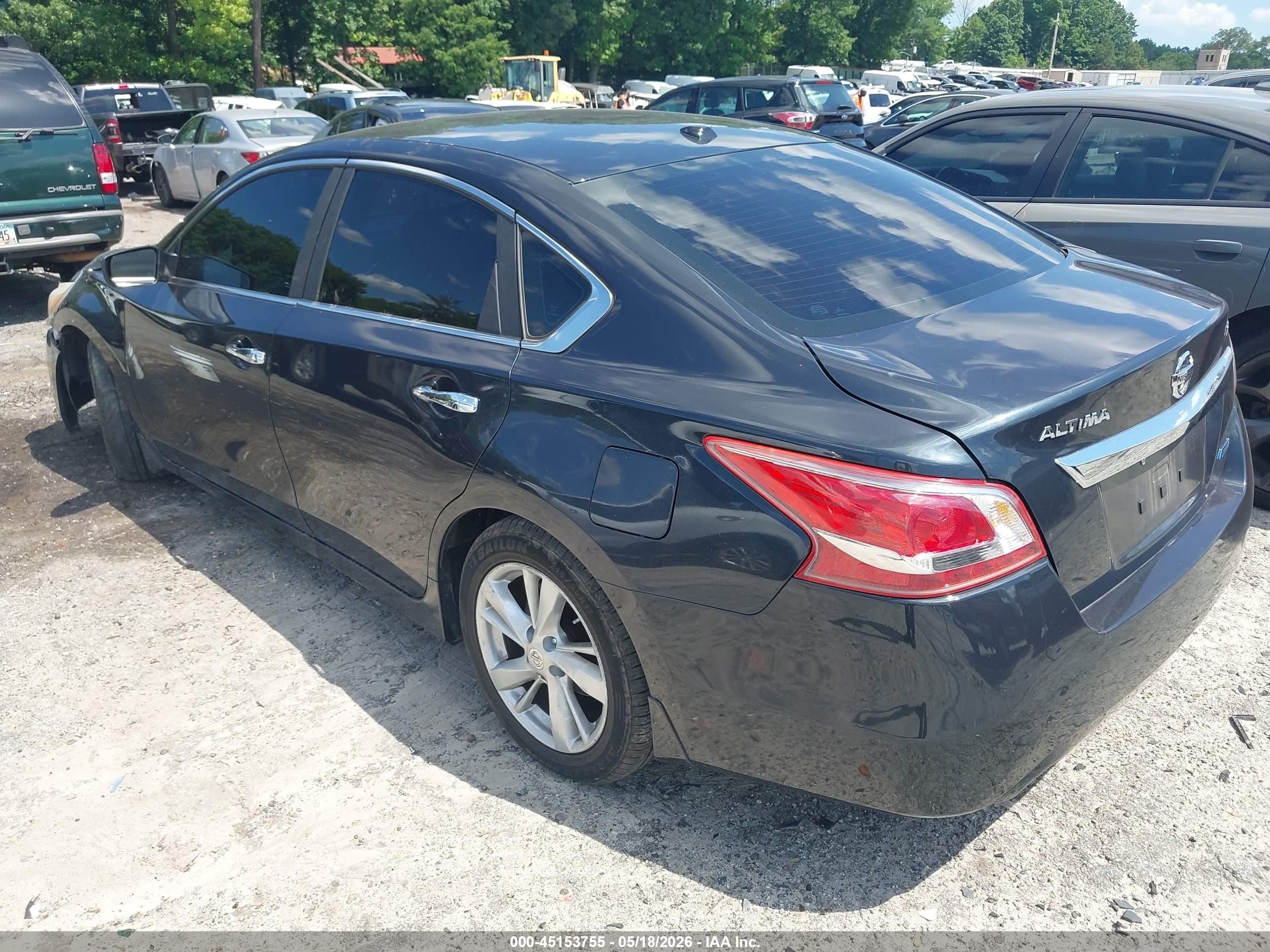 2013 Nissan Altima 2.5 Sv Black vin: 1N4AL3AP5DN546882