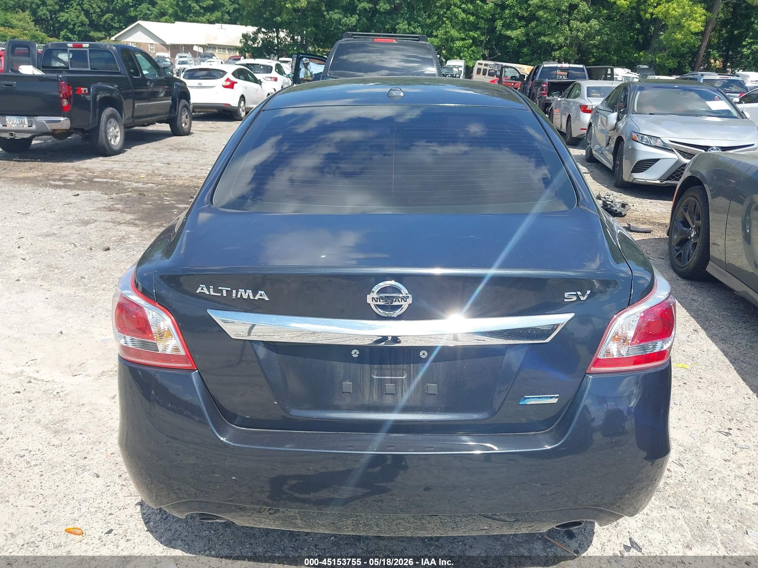 2013 Nissan Altima 2.5 Sv Black vin: 1N4AL3AP5DN546882
