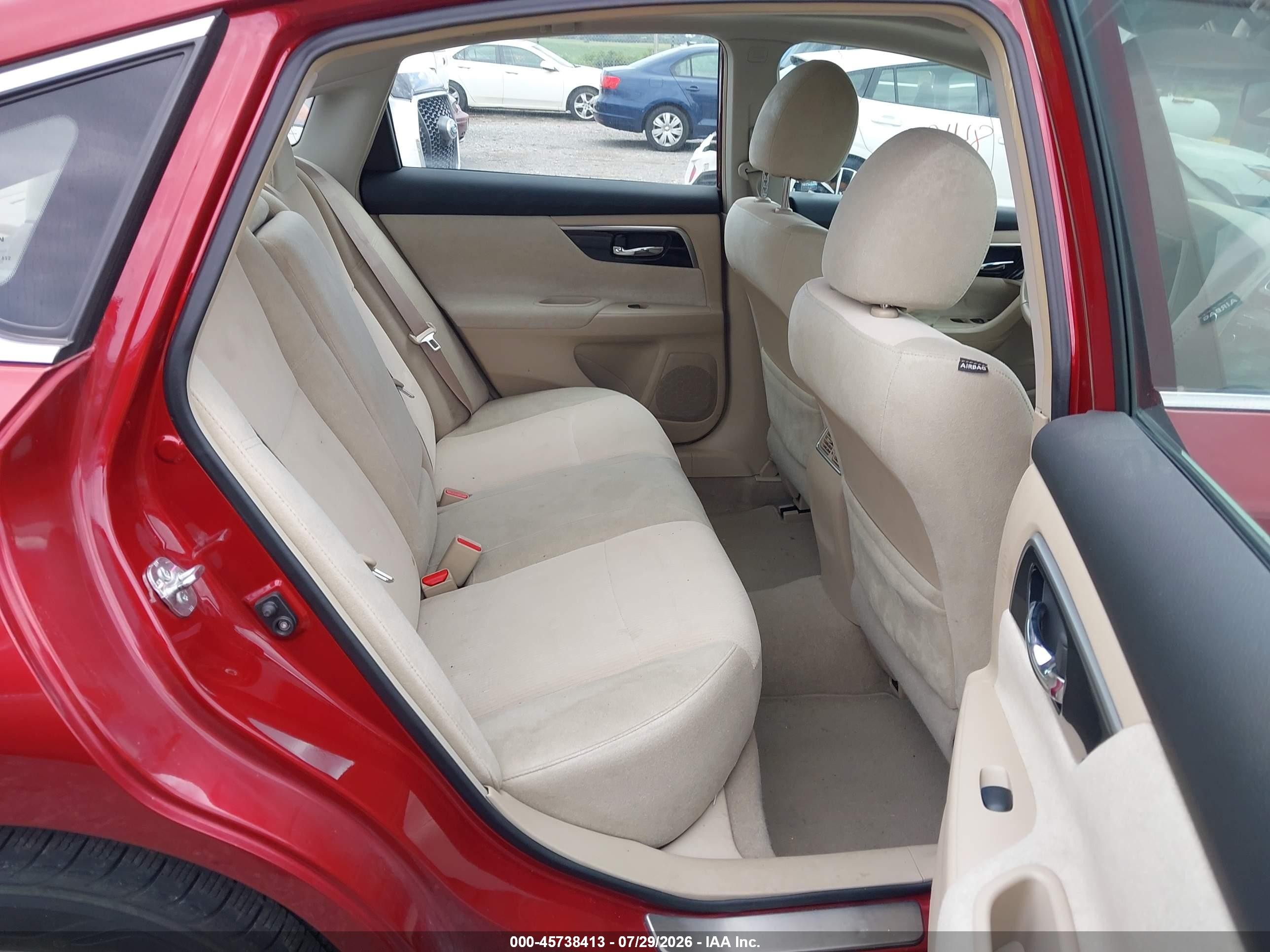 2013 Nissan Altima 2.5 Sv Red vin: 1N4AL3AP5DN555713