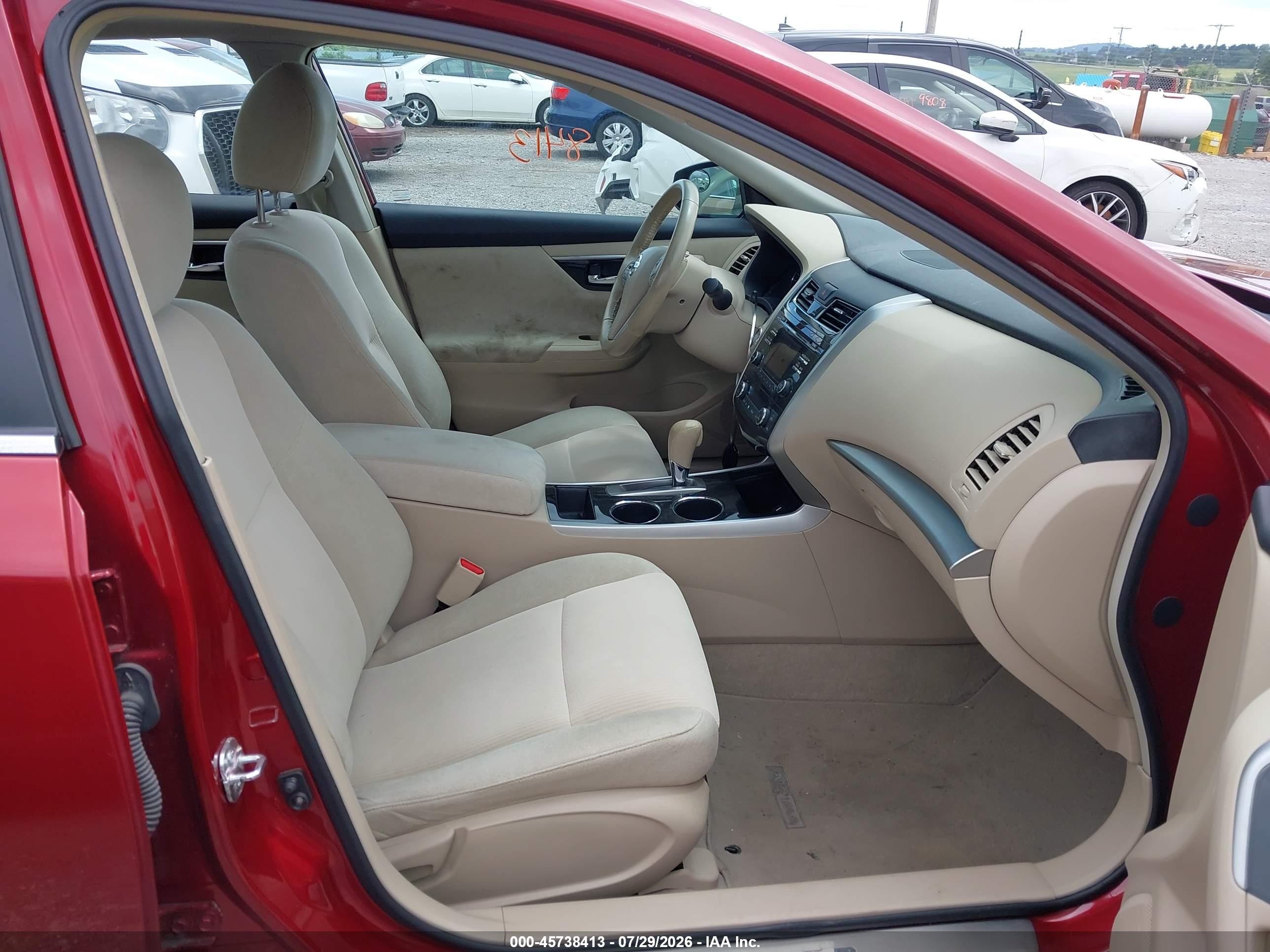 2013 Nissan Altima 2.5 Sv Red vin: 1N4AL3AP5DN555713