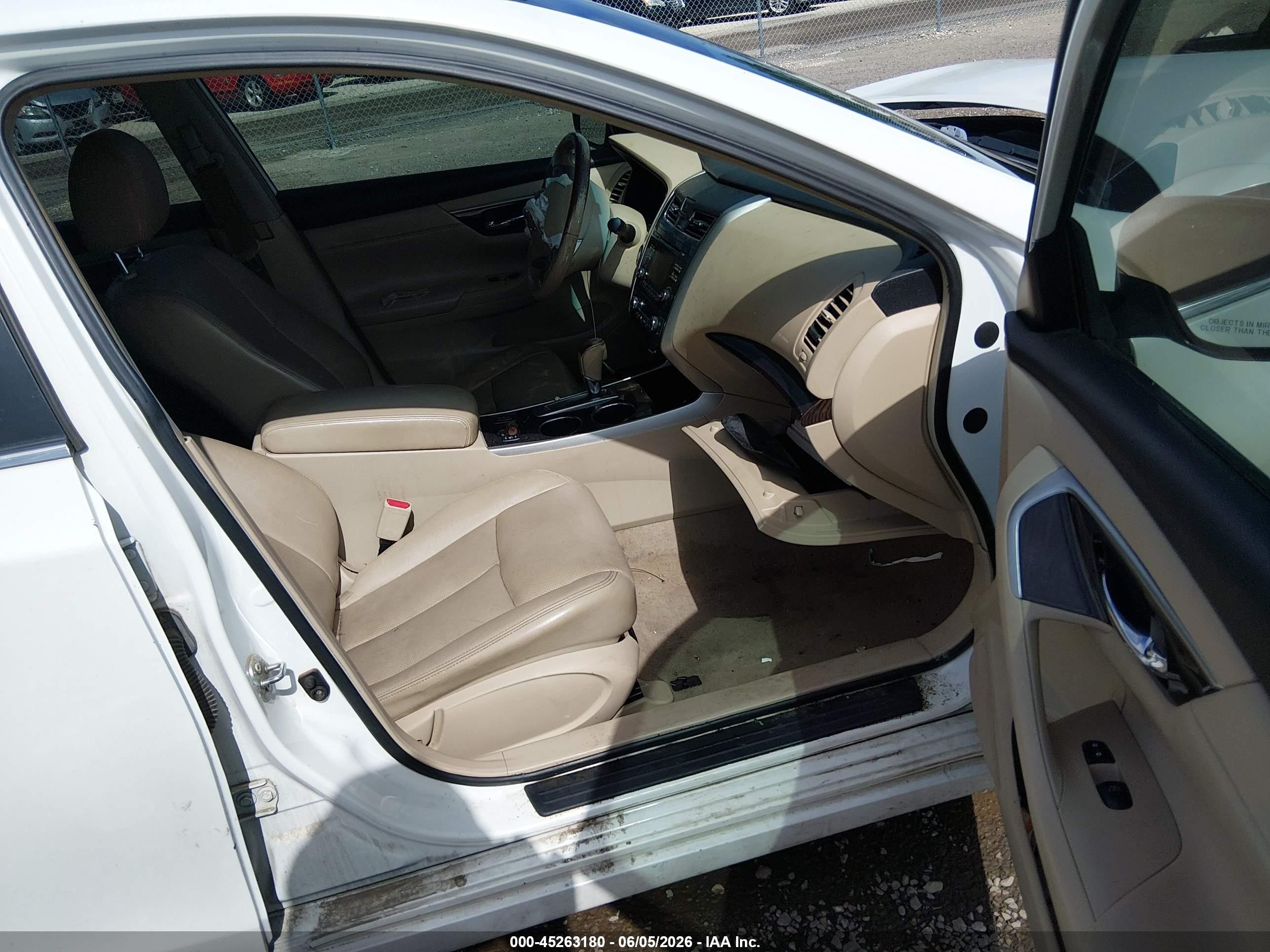 2013 Nissan Altima 2.5 Sl Белый vin: 1N4AL3AP5DN568168