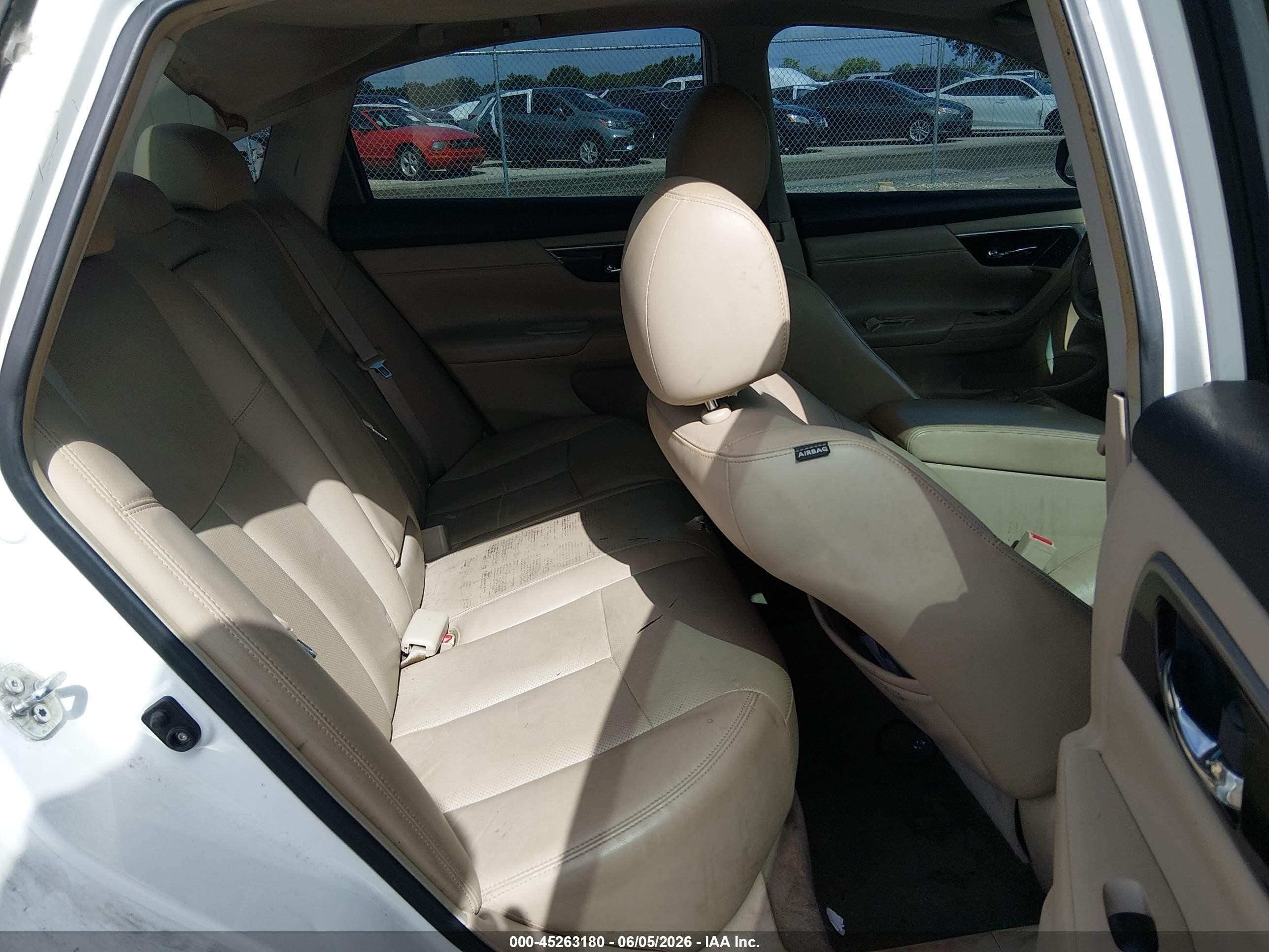 2013 Nissan Altima 2.5 Sl Белый vin: 1N4AL3AP5DN568168