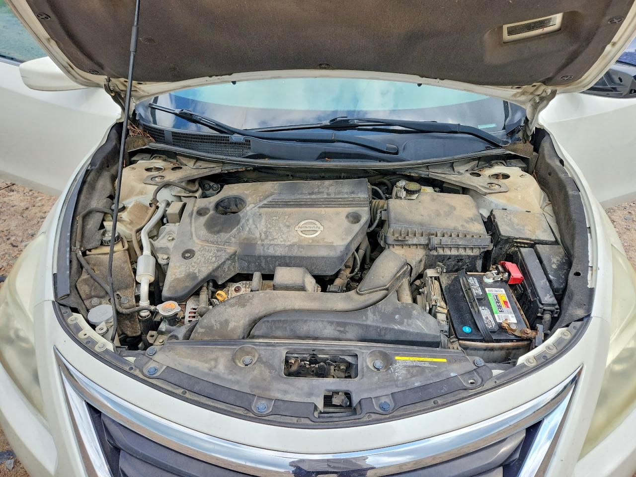 2013 Nissan Altima 2.5 White vin: 1N4AL3AP5DN575198