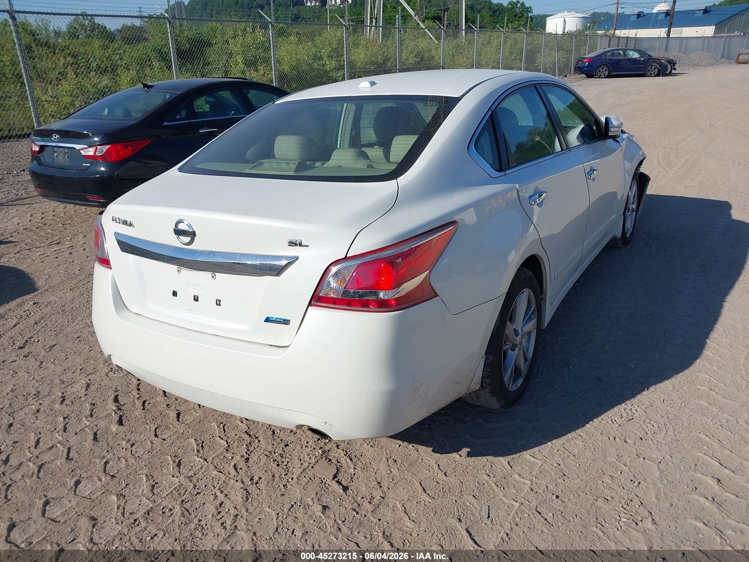 2013 Nissan Altima 2.5 Sl White vin: 1N4AL3AP5DN580336