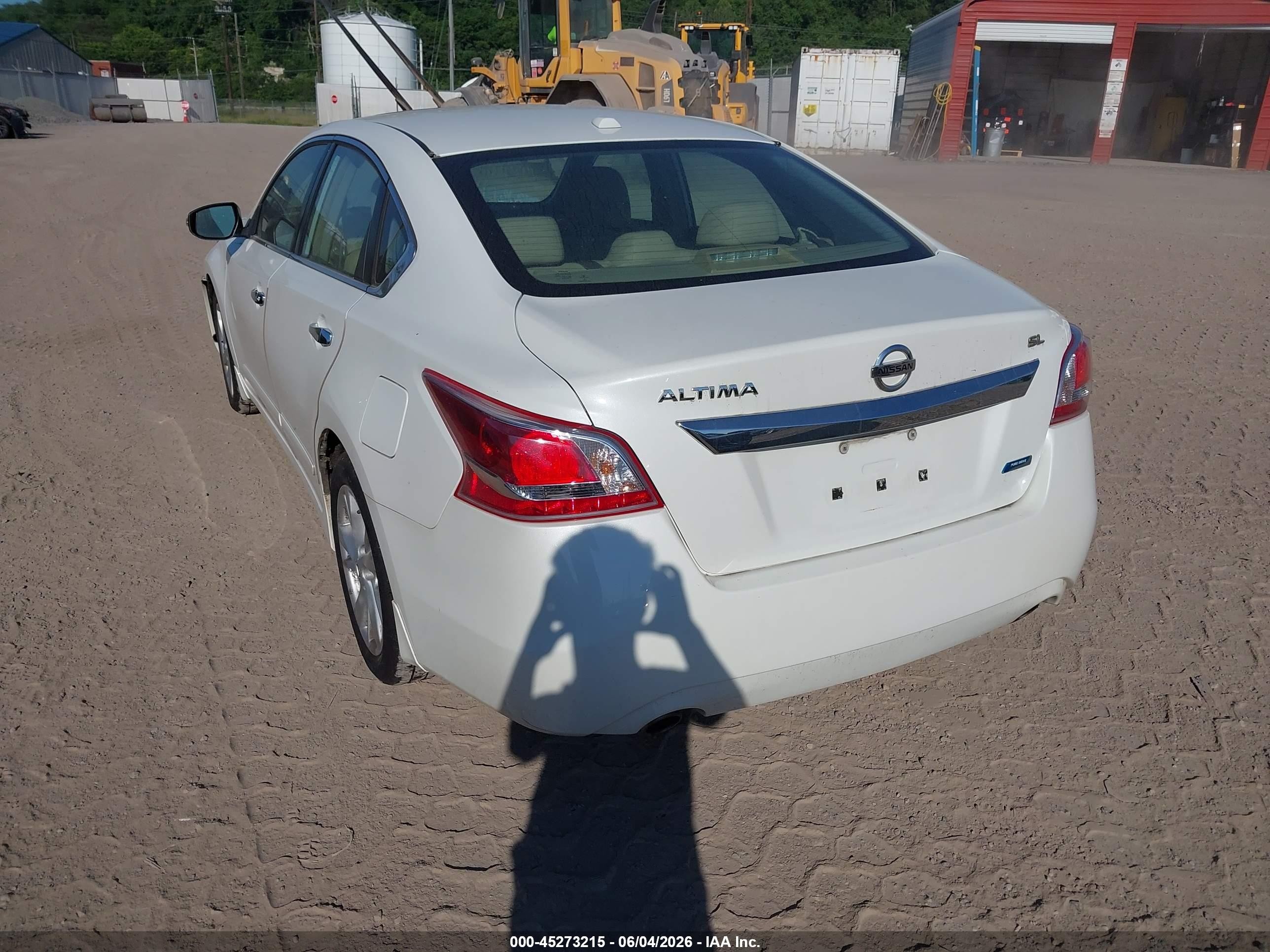 2013 Nissan Altima 2.5 Sl White vin: 1N4AL3AP5DN580336