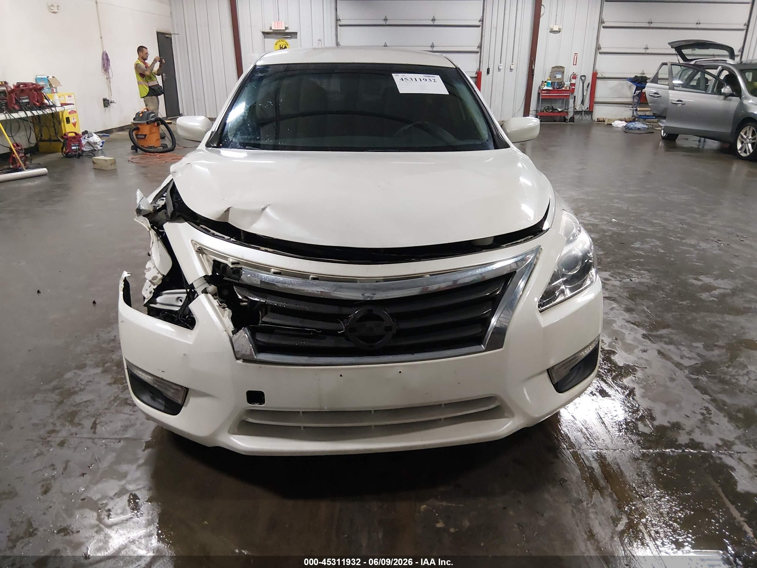2013 Nissan Altima 2.5 S White vin: 1N4AL3AP5DN580353