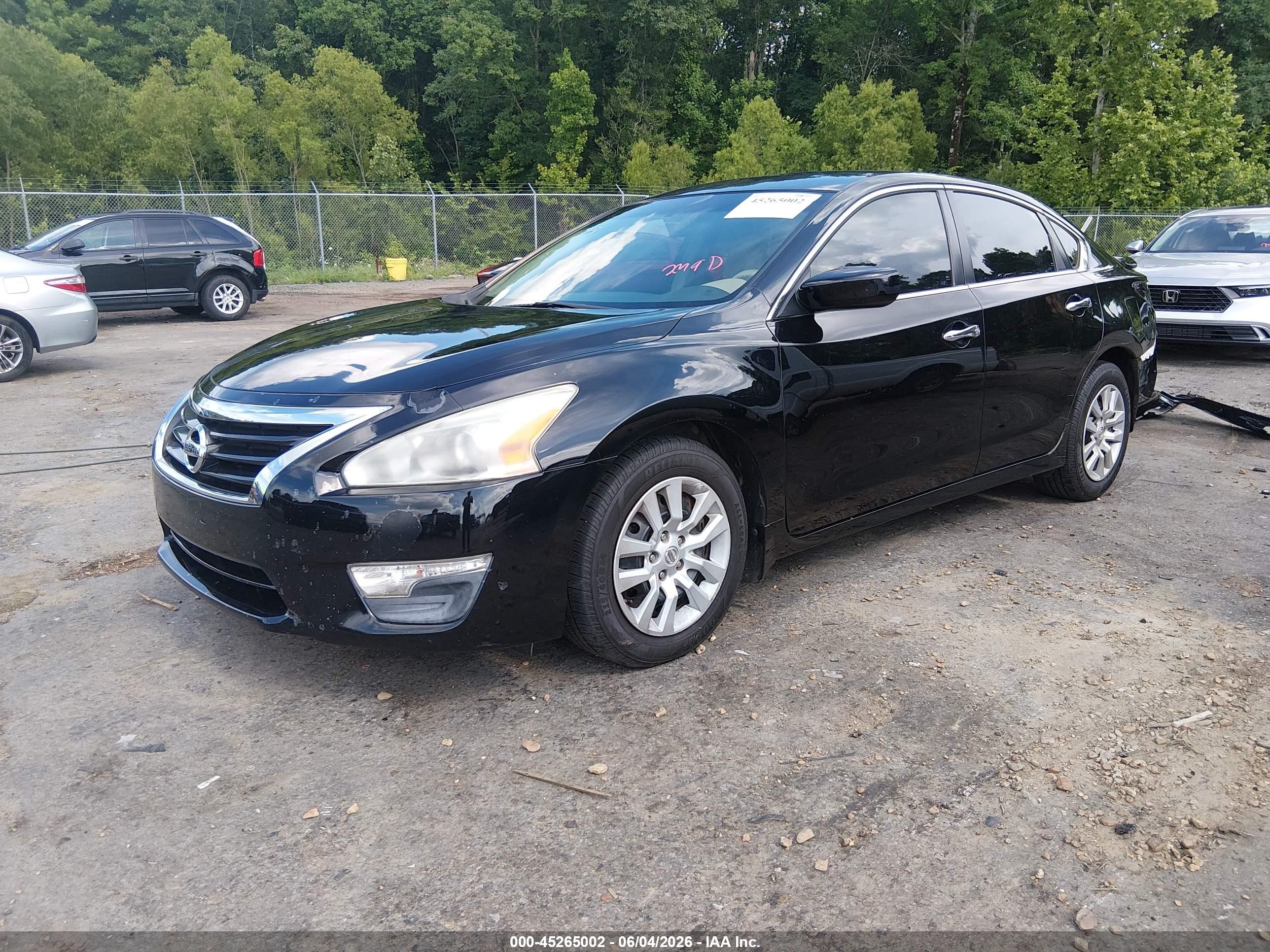 2013 Nissan Altima 2.5 S Black vin: 1N4AL3AP5DN584564