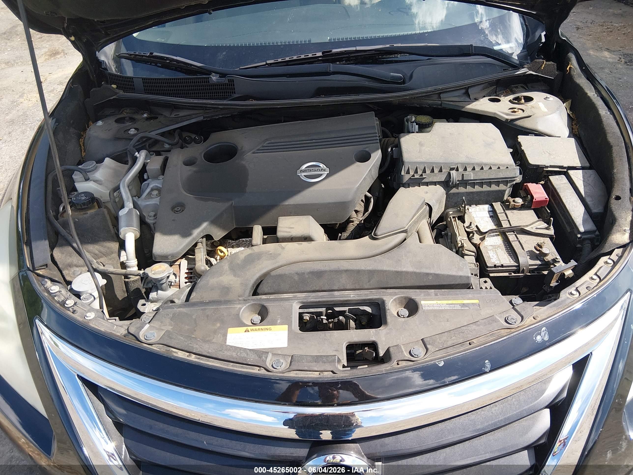 2013 Nissan Altima 2.5 S Black vin: 1N4AL3AP5DN584564