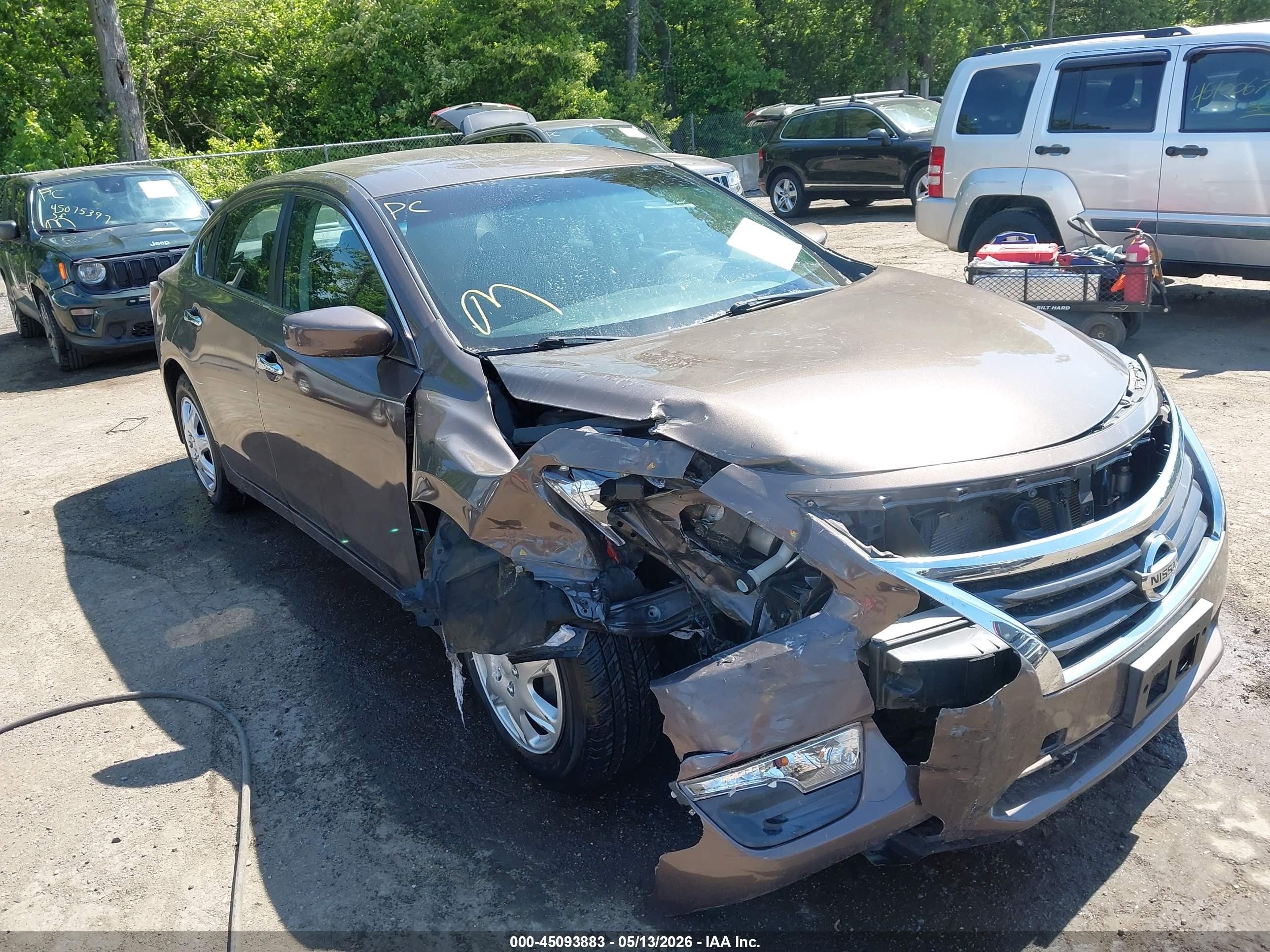 2014 Nissan Altima 2.5 S Brown vin: 1N4AL3AP5EC103466