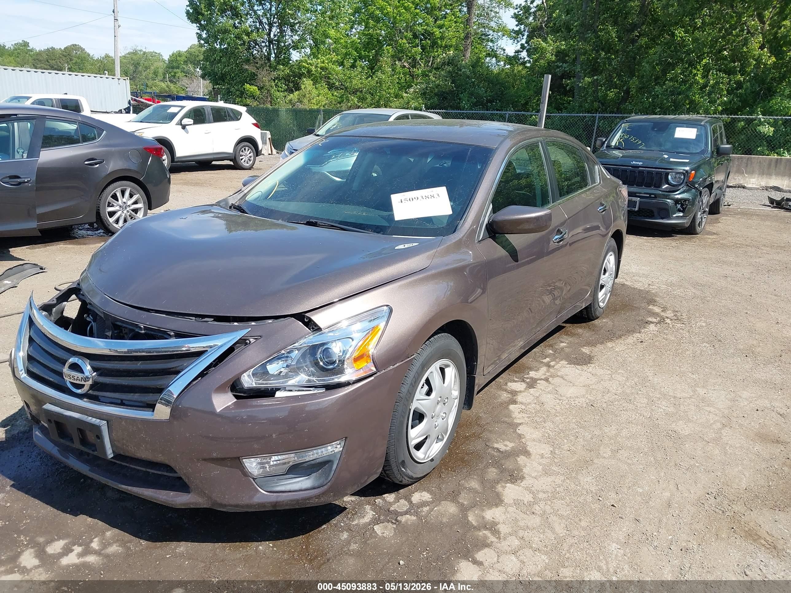 2014 Nissan Altima 2.5 S Brown vin: 1N4AL3AP5EC103466