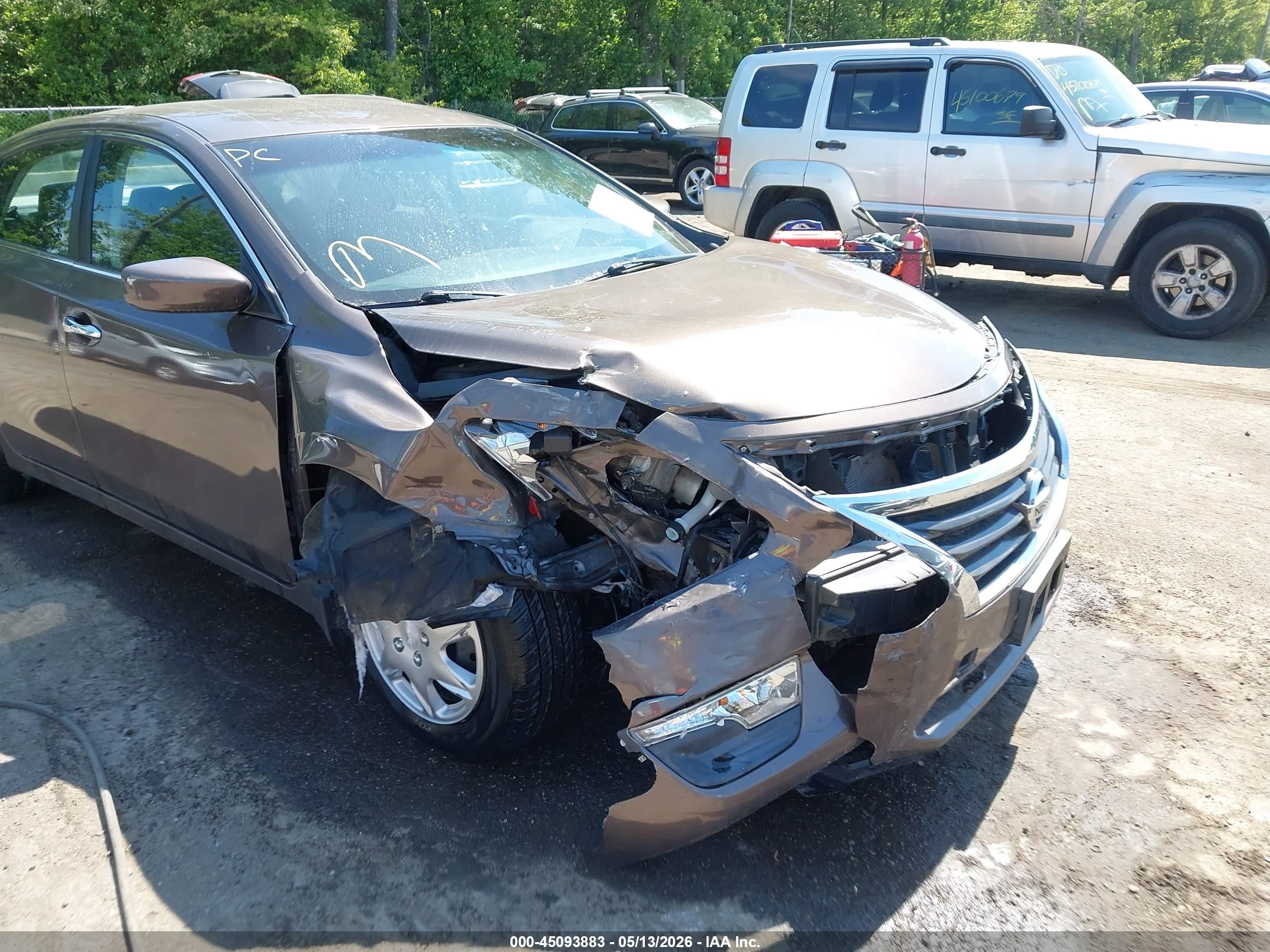 2014 Nissan Altima 2.5 S Brown vin: 1N4AL3AP5EC103466