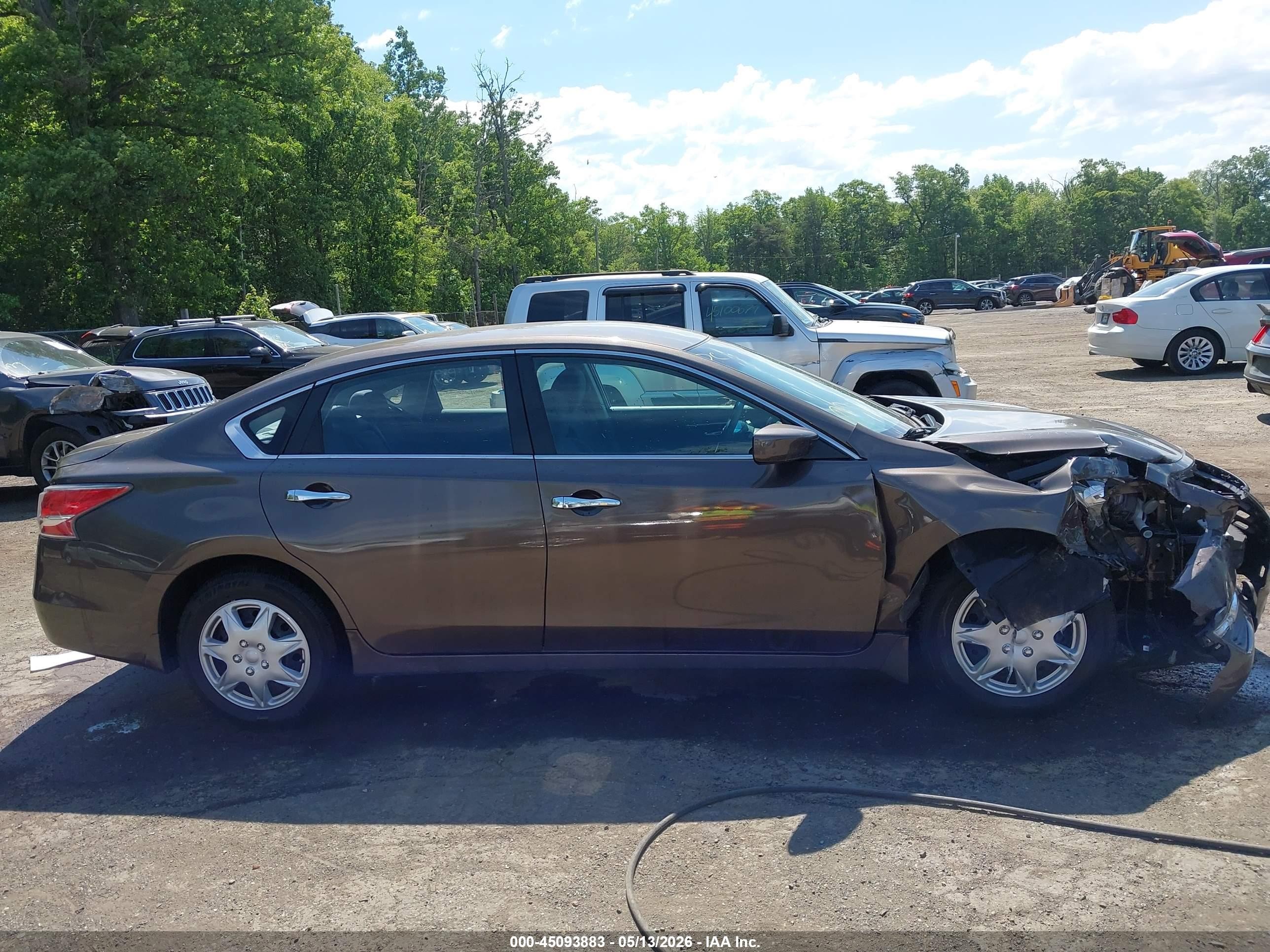 2014 Nissan Altima 2.5 S Brown vin: 1N4AL3AP5EC103466
