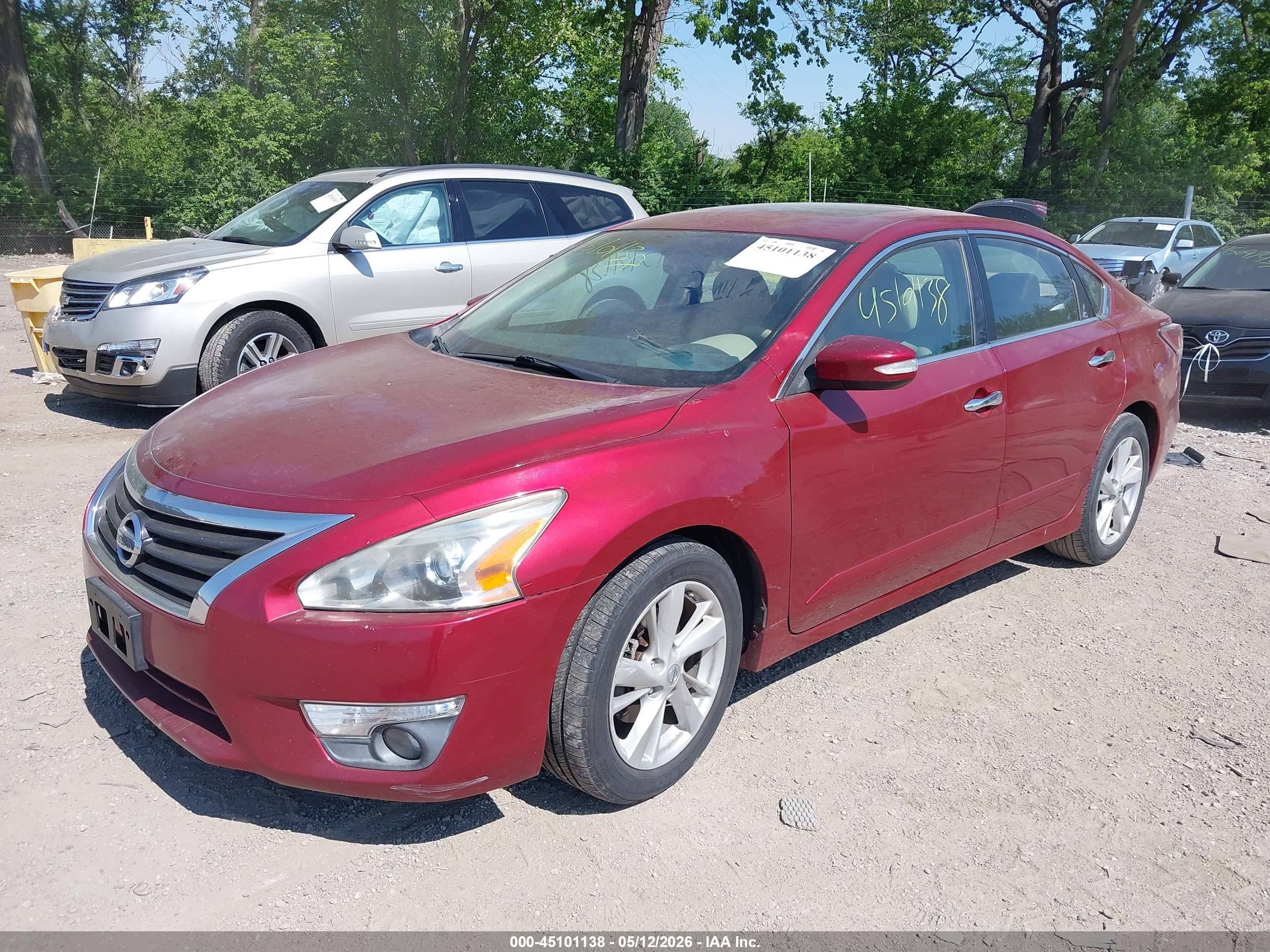 2014 Nissan Altima 2.5 Sl Red vin: 1N4AL3AP5EC106822