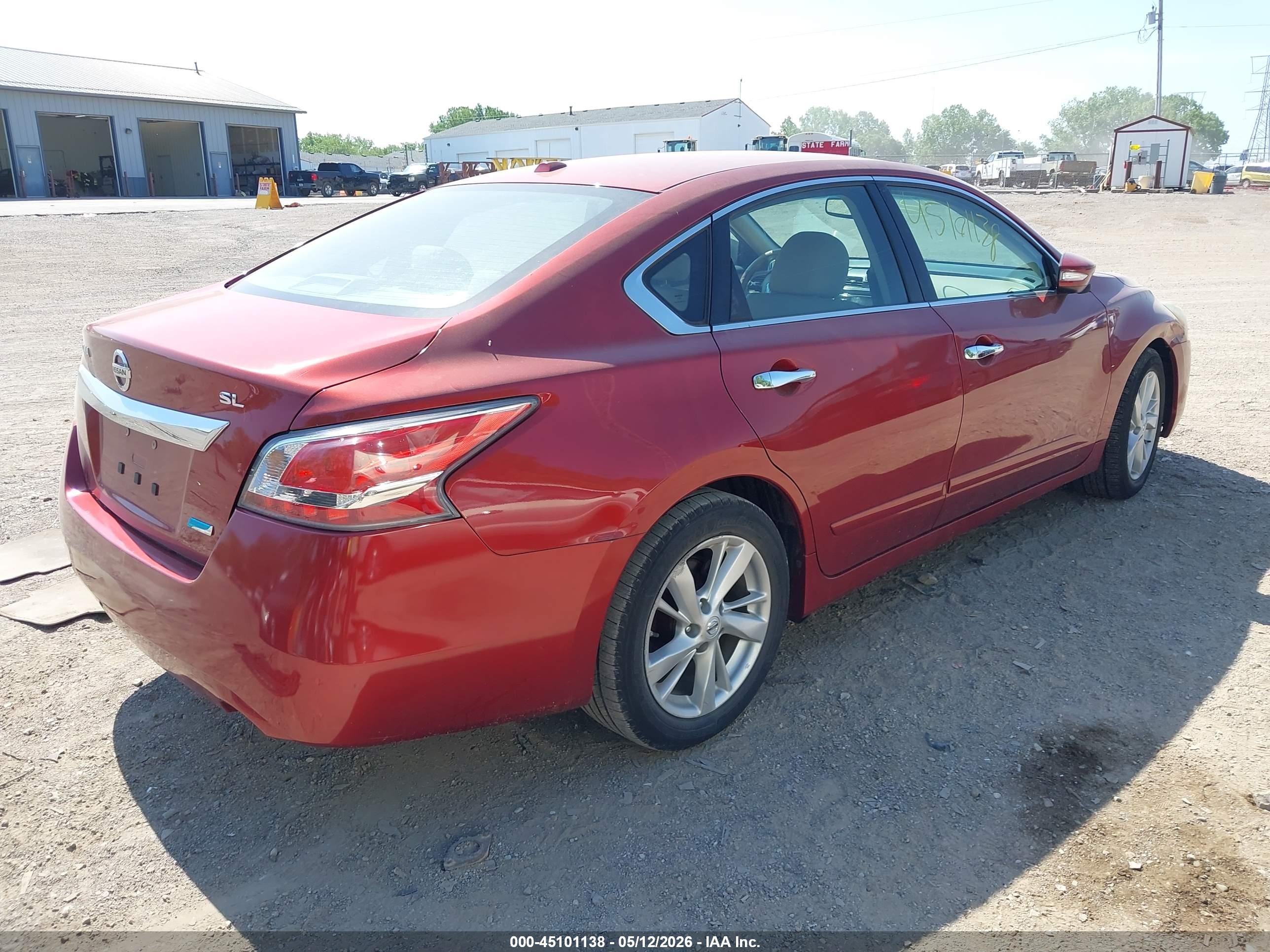 2014 Nissan Altima 2.5 Sl Red vin: 1N4AL3AP5EC106822