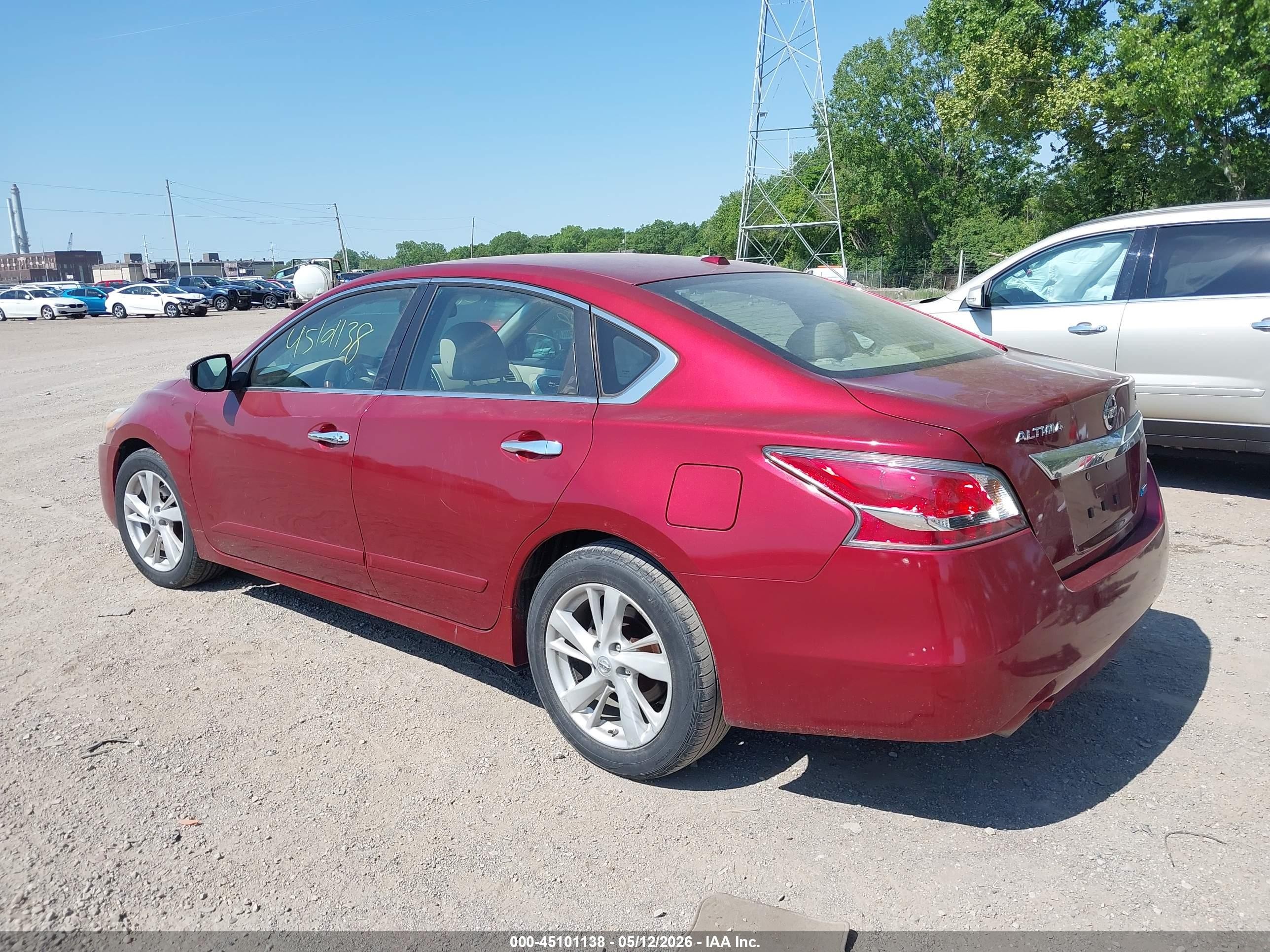 2014 Nissan Altima 2.5 Sl Red vin: 1N4AL3AP5EC106822