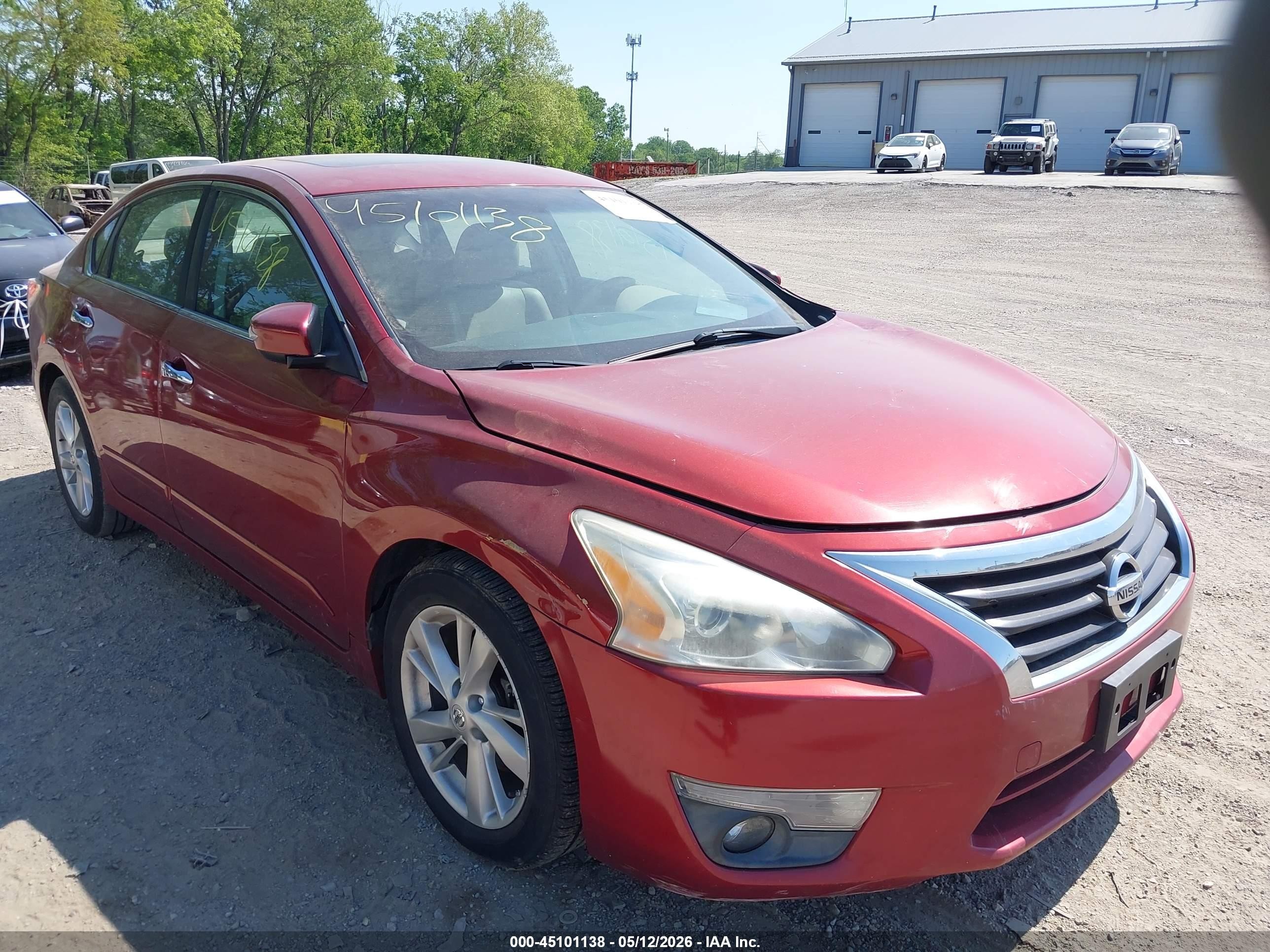 2014 Nissan Altima 2.5 Sl Red vin: 1N4AL3AP5EC106822