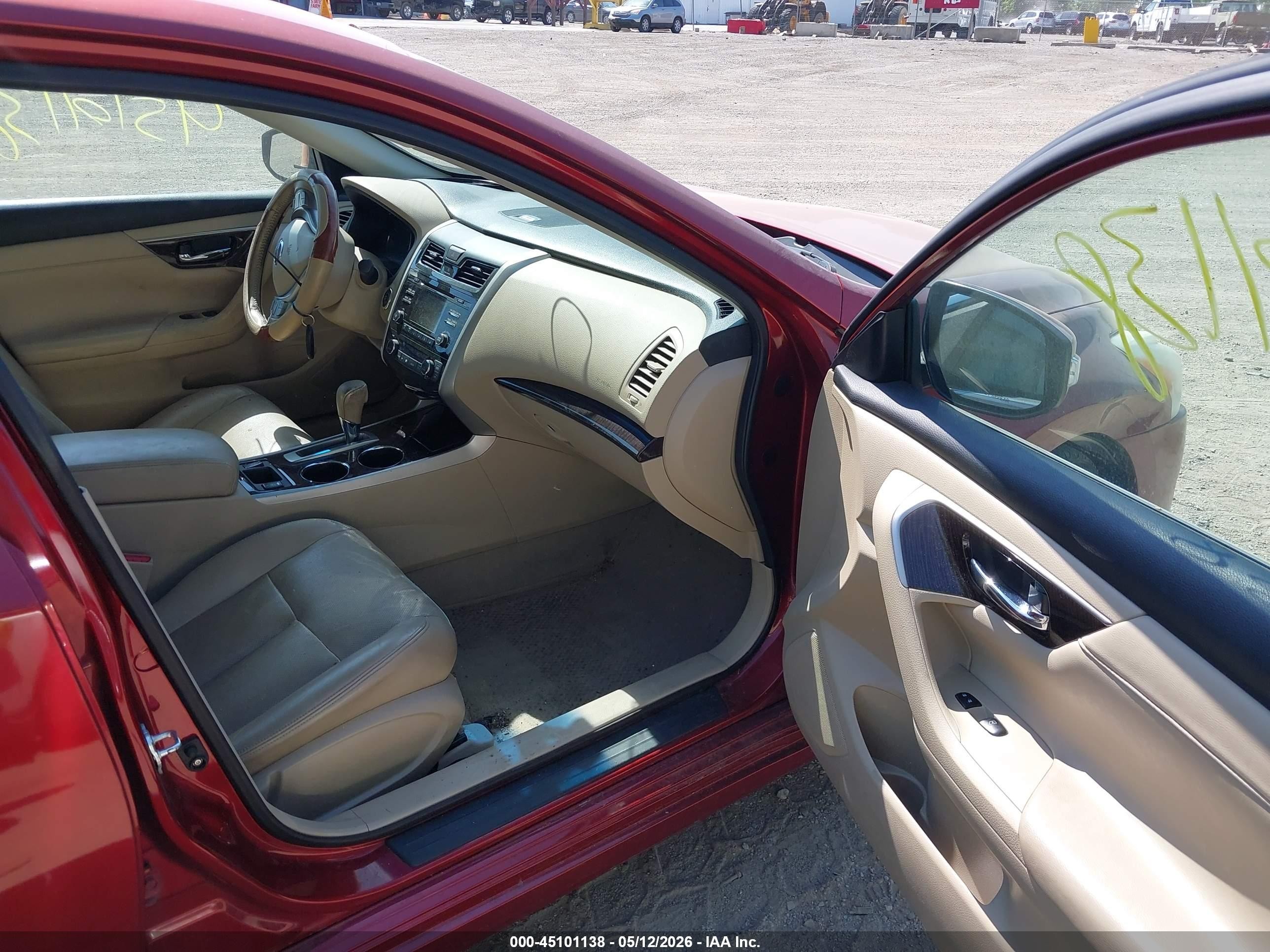 2014 Nissan Altima 2.5 Sl Red vin: 1N4AL3AP5EC106822