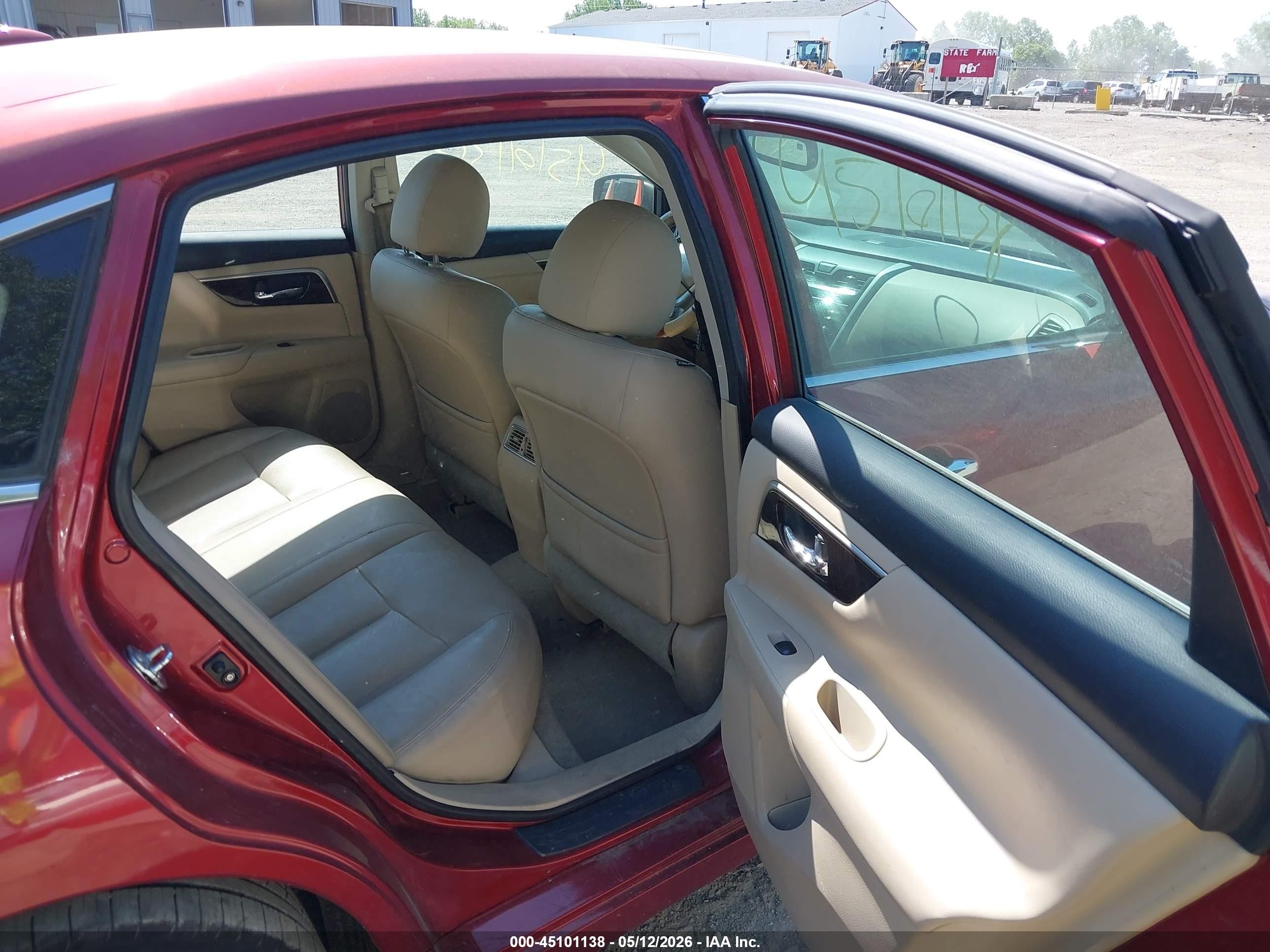 2014 Nissan Altima 2.5 Sl Red vin: 1N4AL3AP5EC106822
