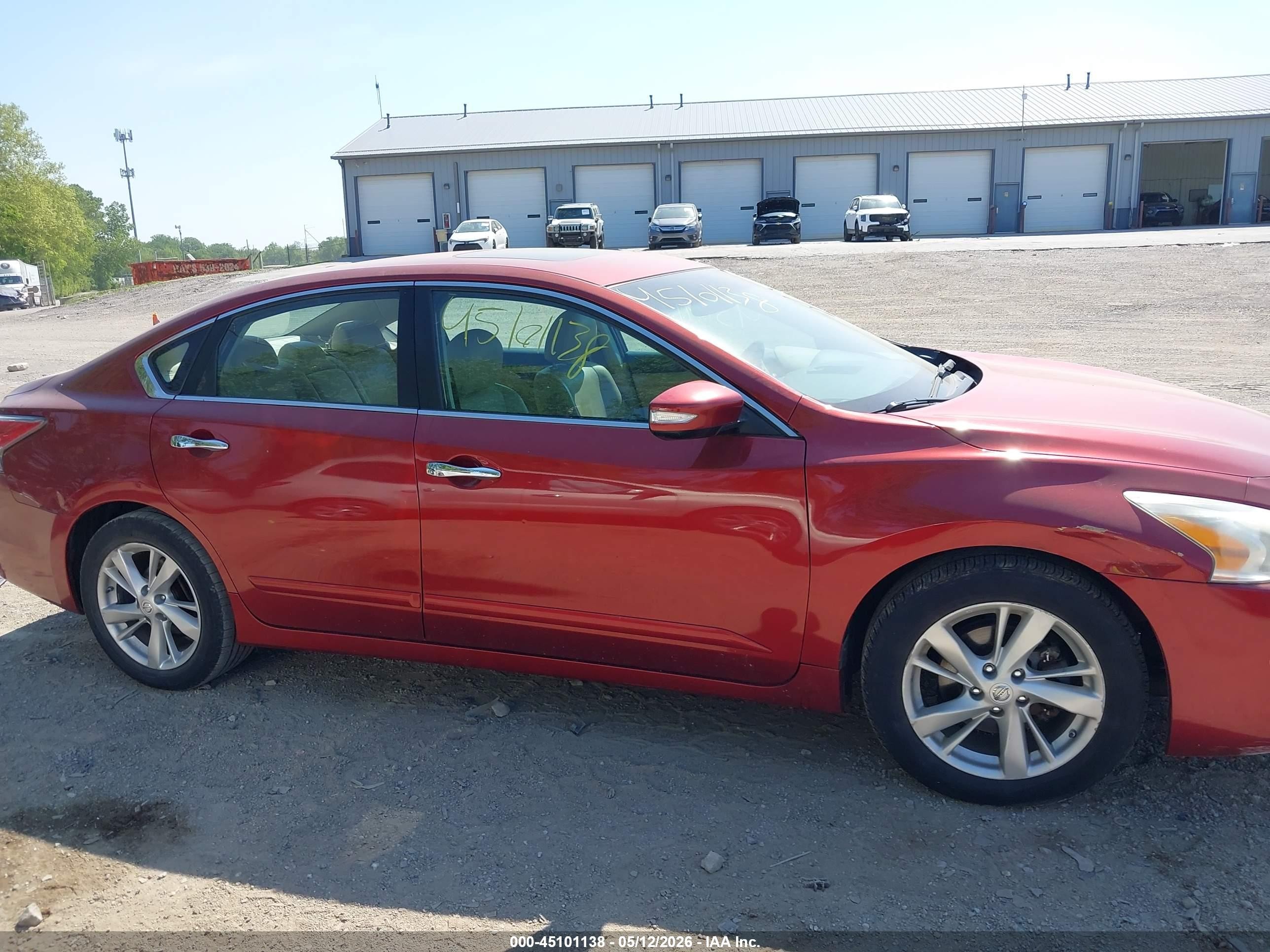 2014 Nissan Altima 2.5 Sl Red vin: 1N4AL3AP5EC106822