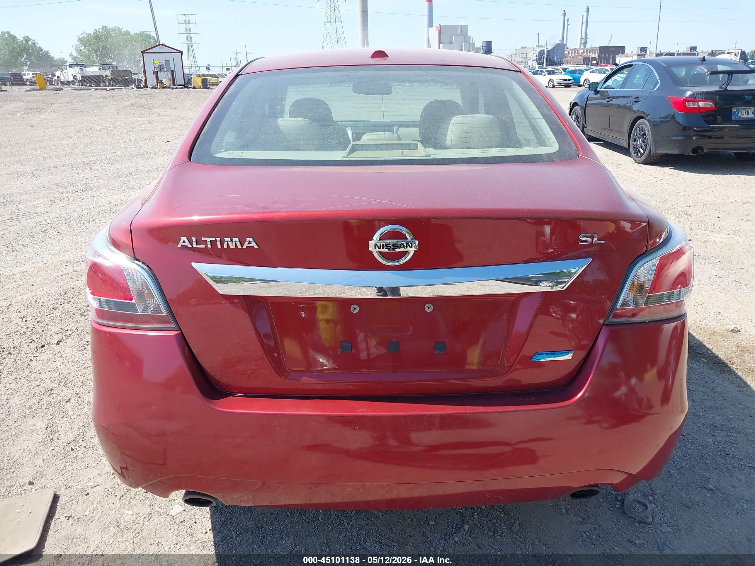 2014 Nissan Altima 2.5 Sl Red vin: 1N4AL3AP5EC106822