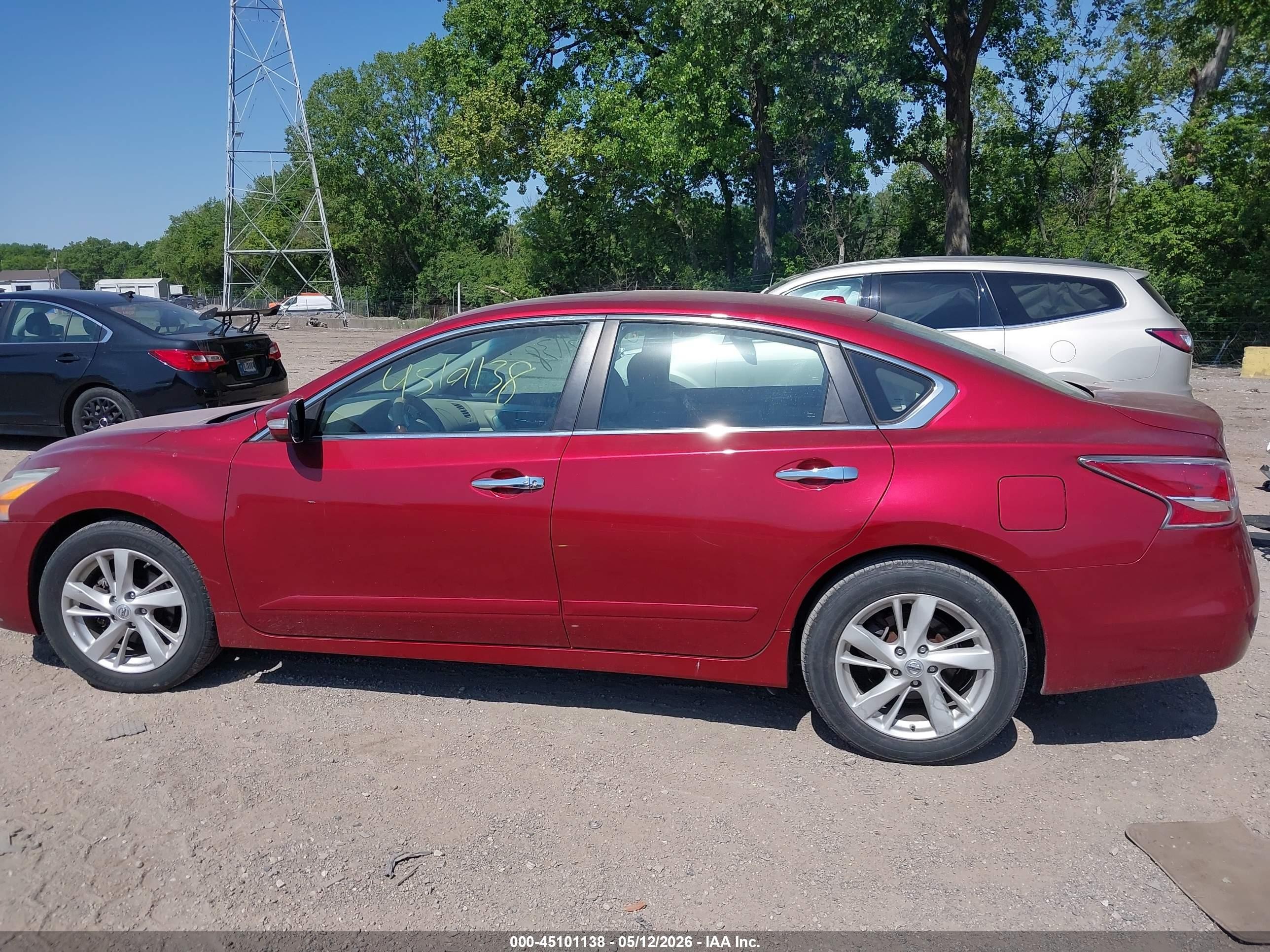 2014 Nissan Altima 2.5 Sl Red vin: 1N4AL3AP5EC106822