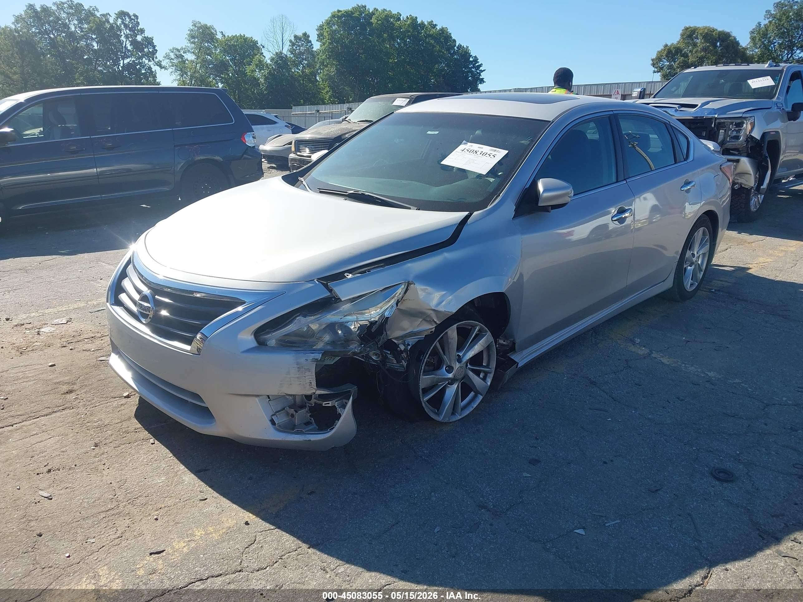 2014 Nissan Altima 2.5 Sl Серебряный vin: 1N4AL3AP5EC113222