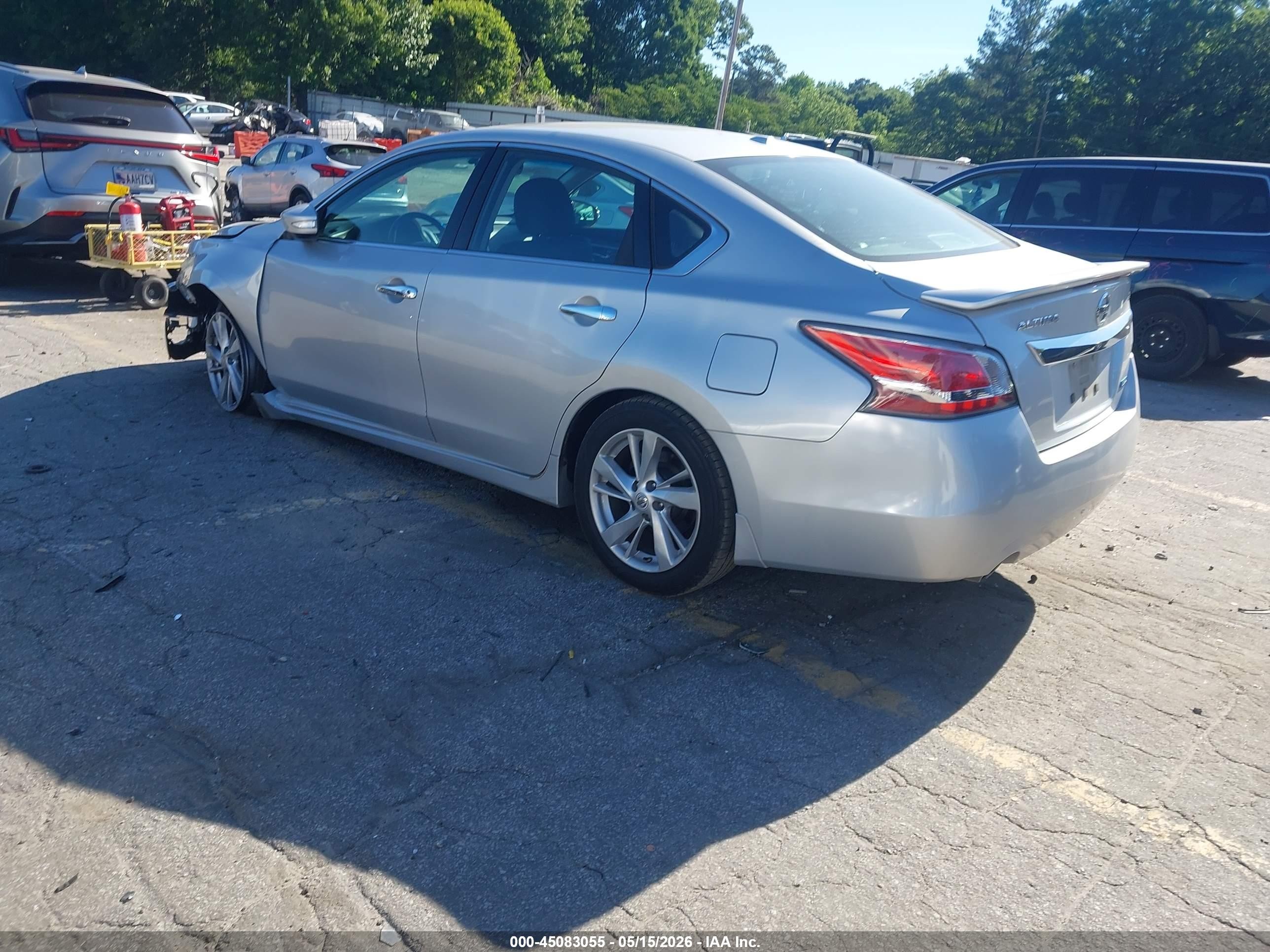 2014 Nissan Altima 2.5 Sl Серебряный vin: 1N4AL3AP5EC113222