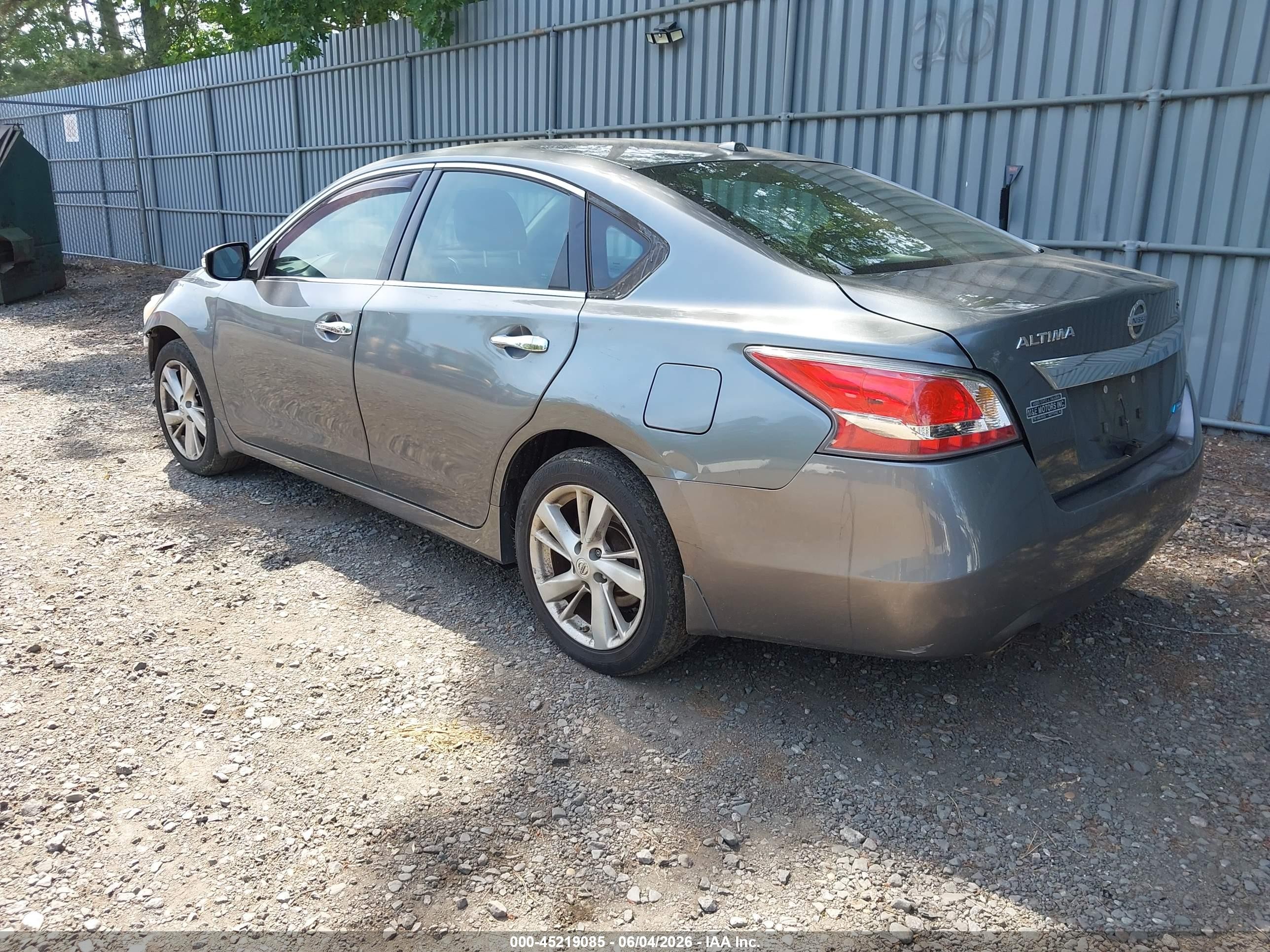 2014 Nissan Altima 2.5 Sl Gray vin: 1N4AL3AP5EC121305