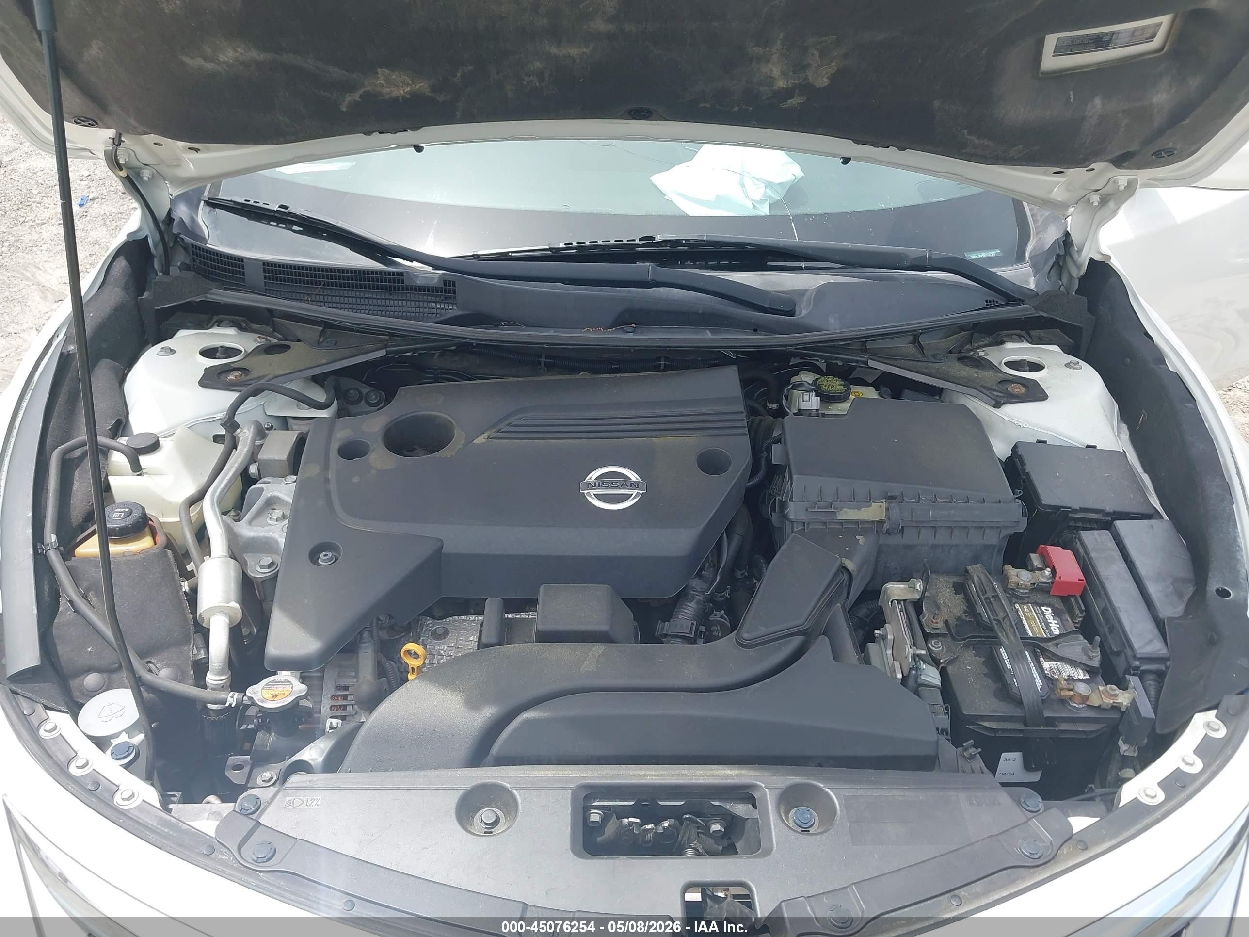 2014 Nissan Altima 2.5 Sv White vin: 1N4AL3AP5EC127363